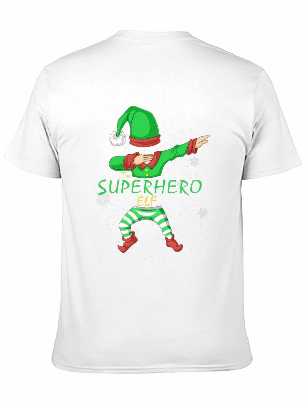 Superhero Elf Dabbing Christmas T-Shirt