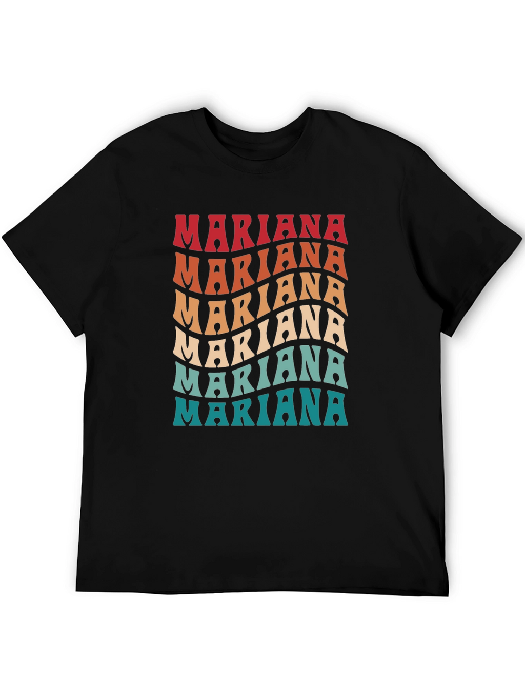 Mariana Retro T-Shirt | Personalized Name Tee