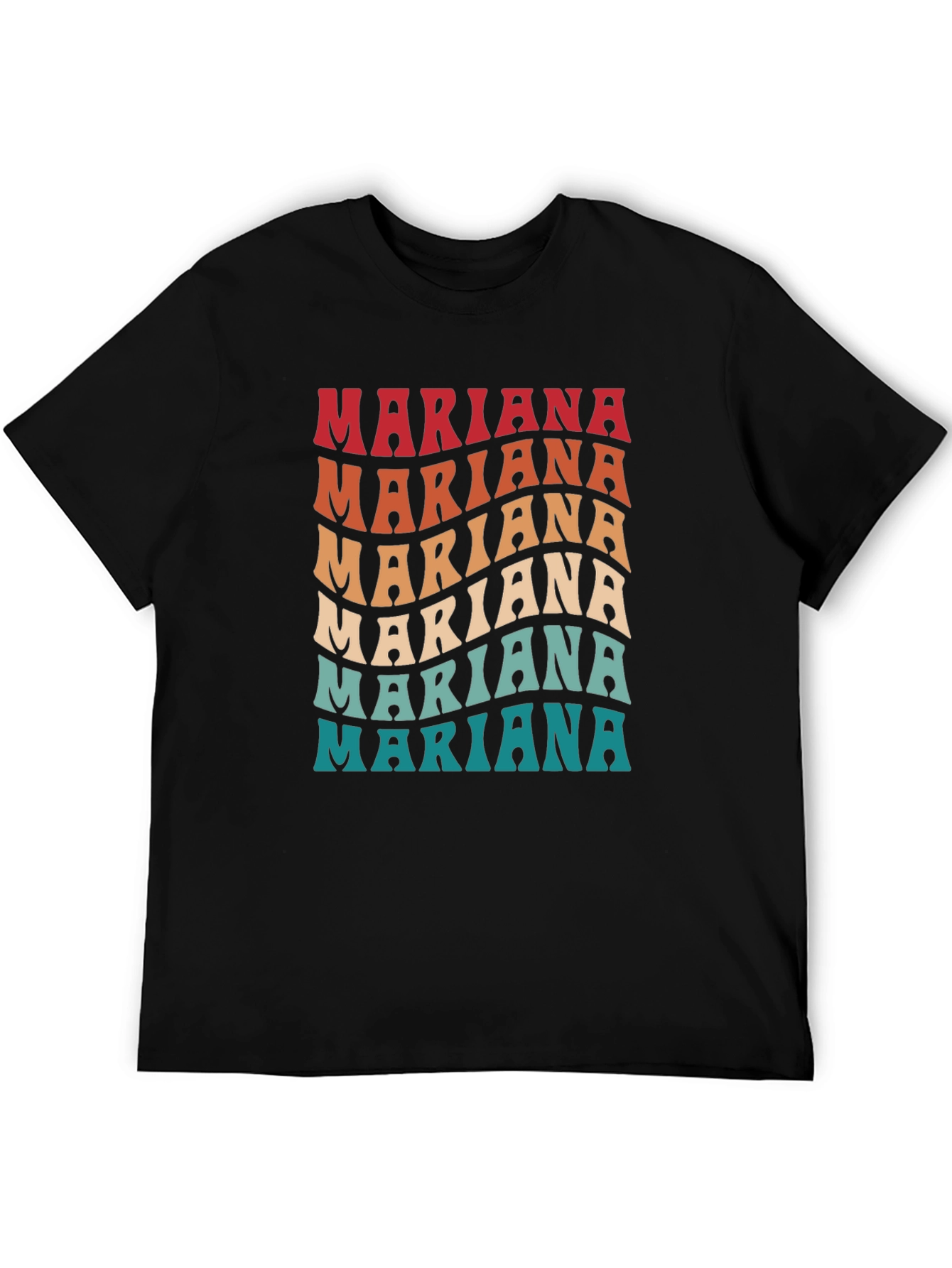 Mariana Retro T-Shirt | Personalized Name Tee