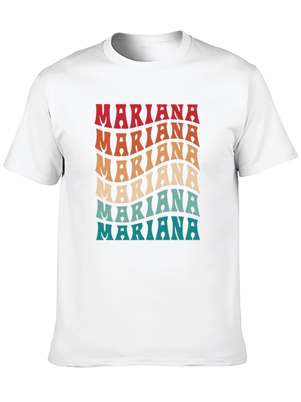 Mariana Retro T-Shirt | Personalized Name Tee