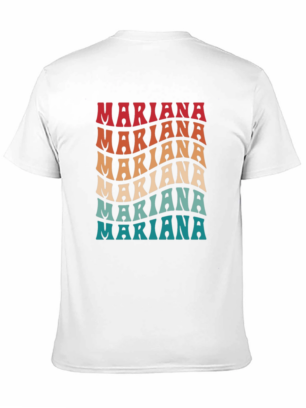 Mariana Retro T-Shirt | Personalized Name Tee