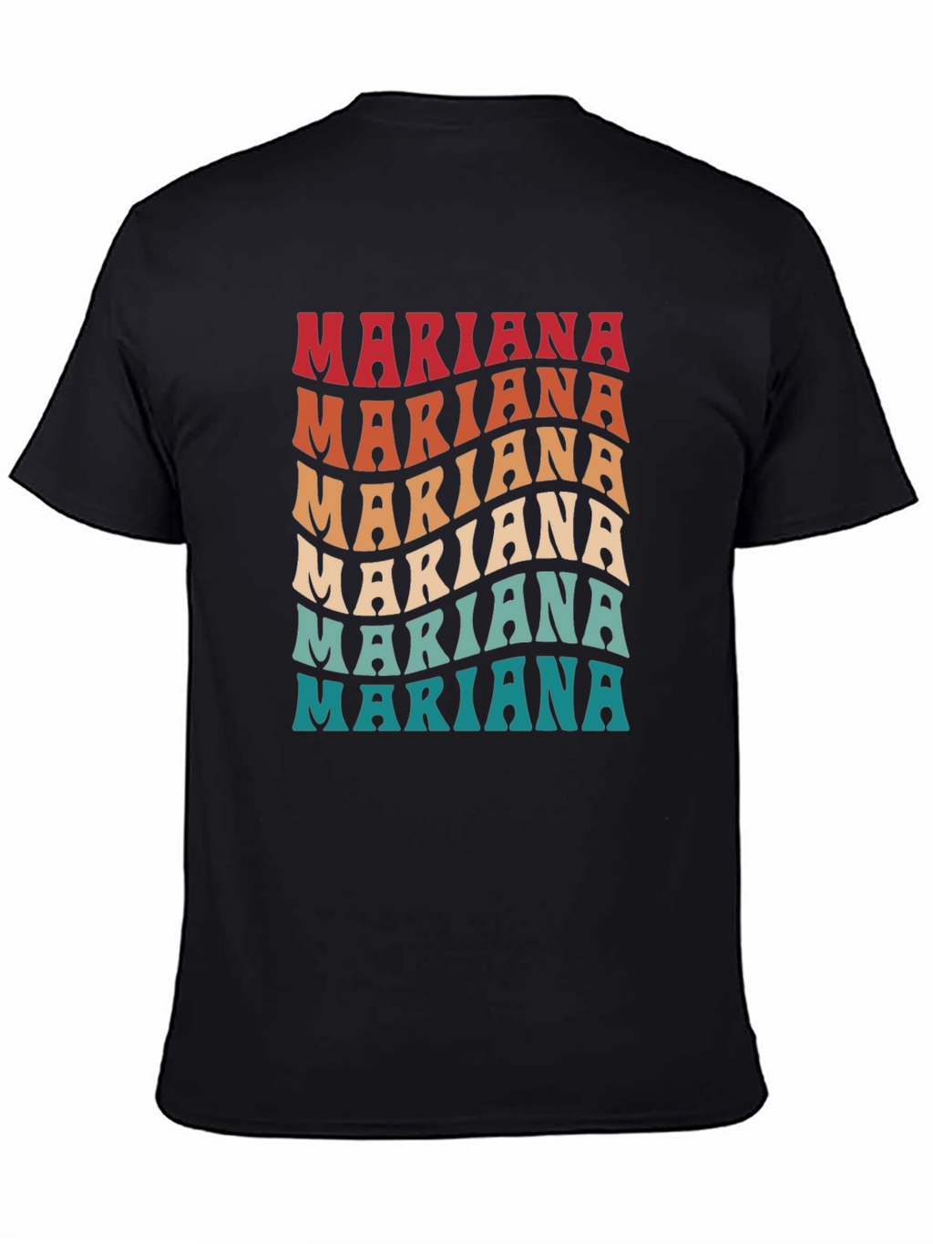 Mariana Retro T-Shirt | Personalized Name Tee