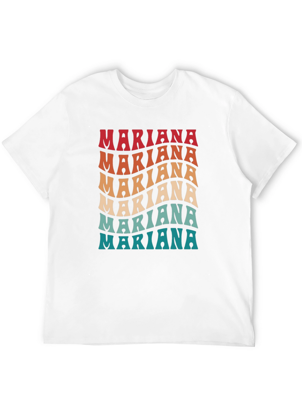 Mariana Retro T-Shirt | Personalized Name Tee