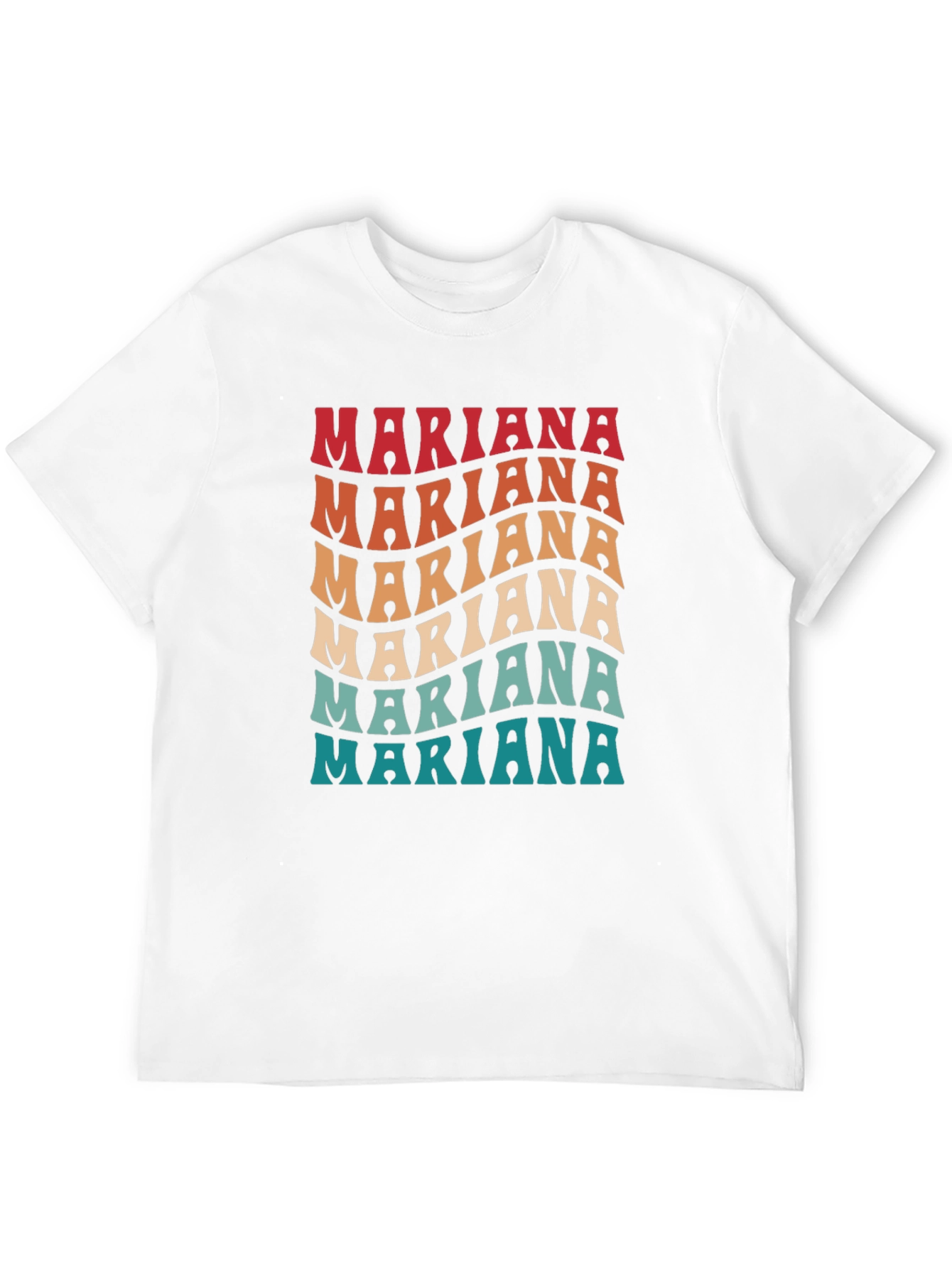 Mariana Retro T-Shirt | Personalized Name Tee