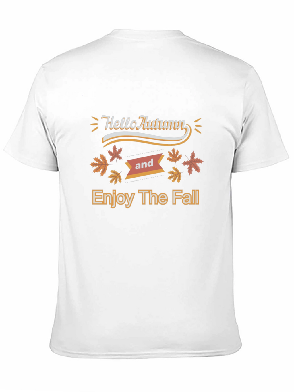 Hello Autumn Black T-Shirt