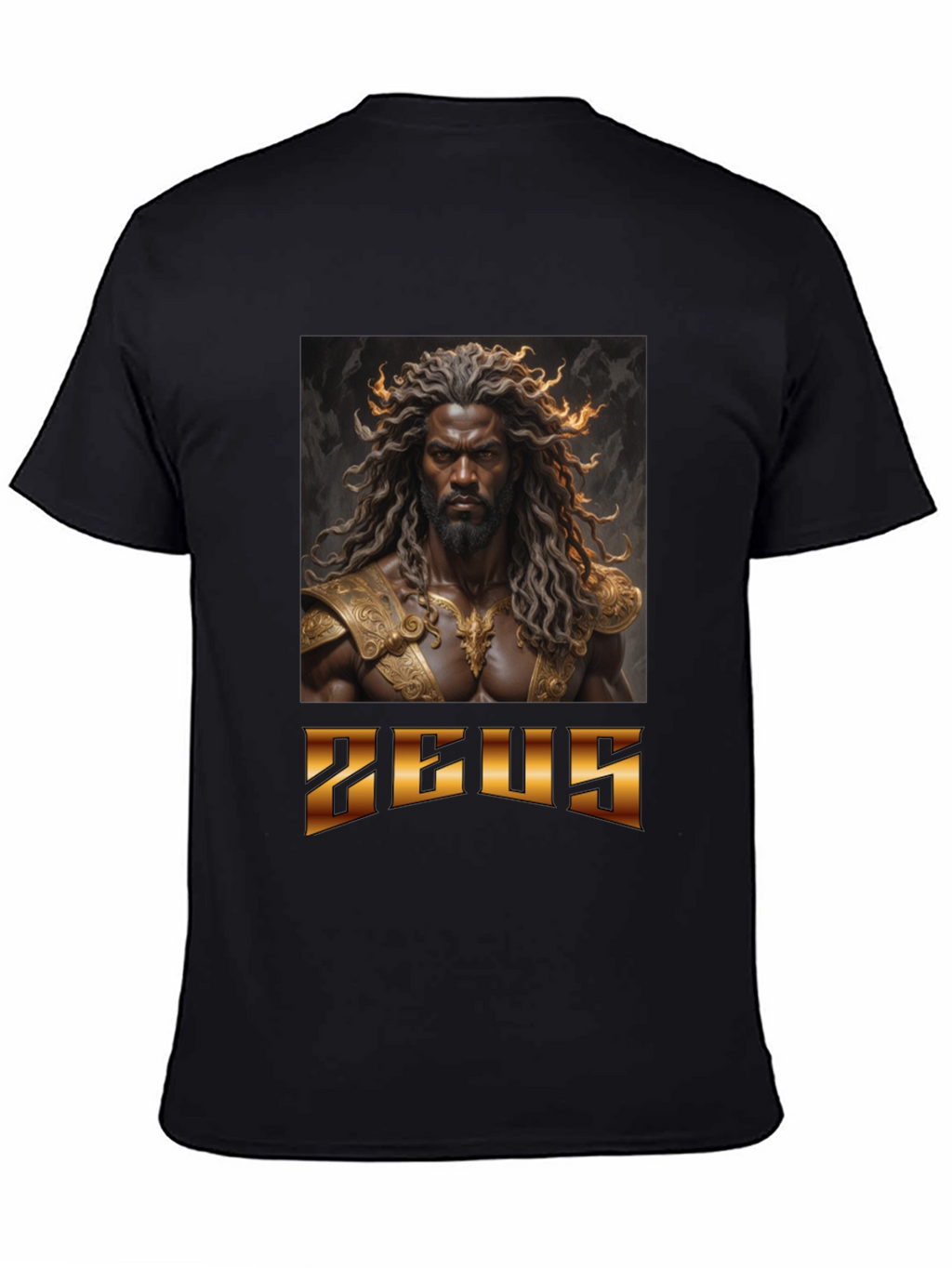 Zeus Graphic T-Shirt - Black