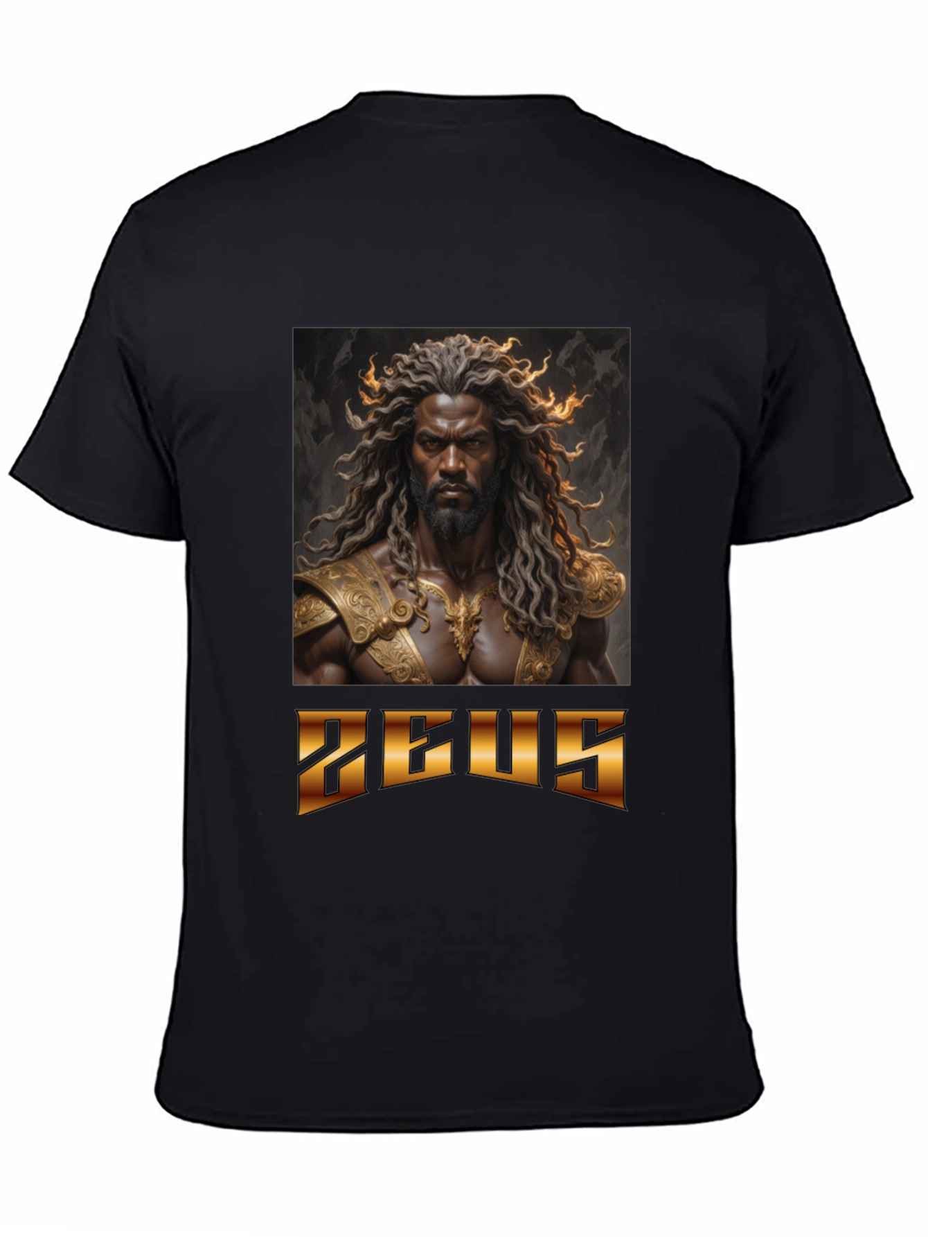 Zeus Graphic T-Shirt - Black