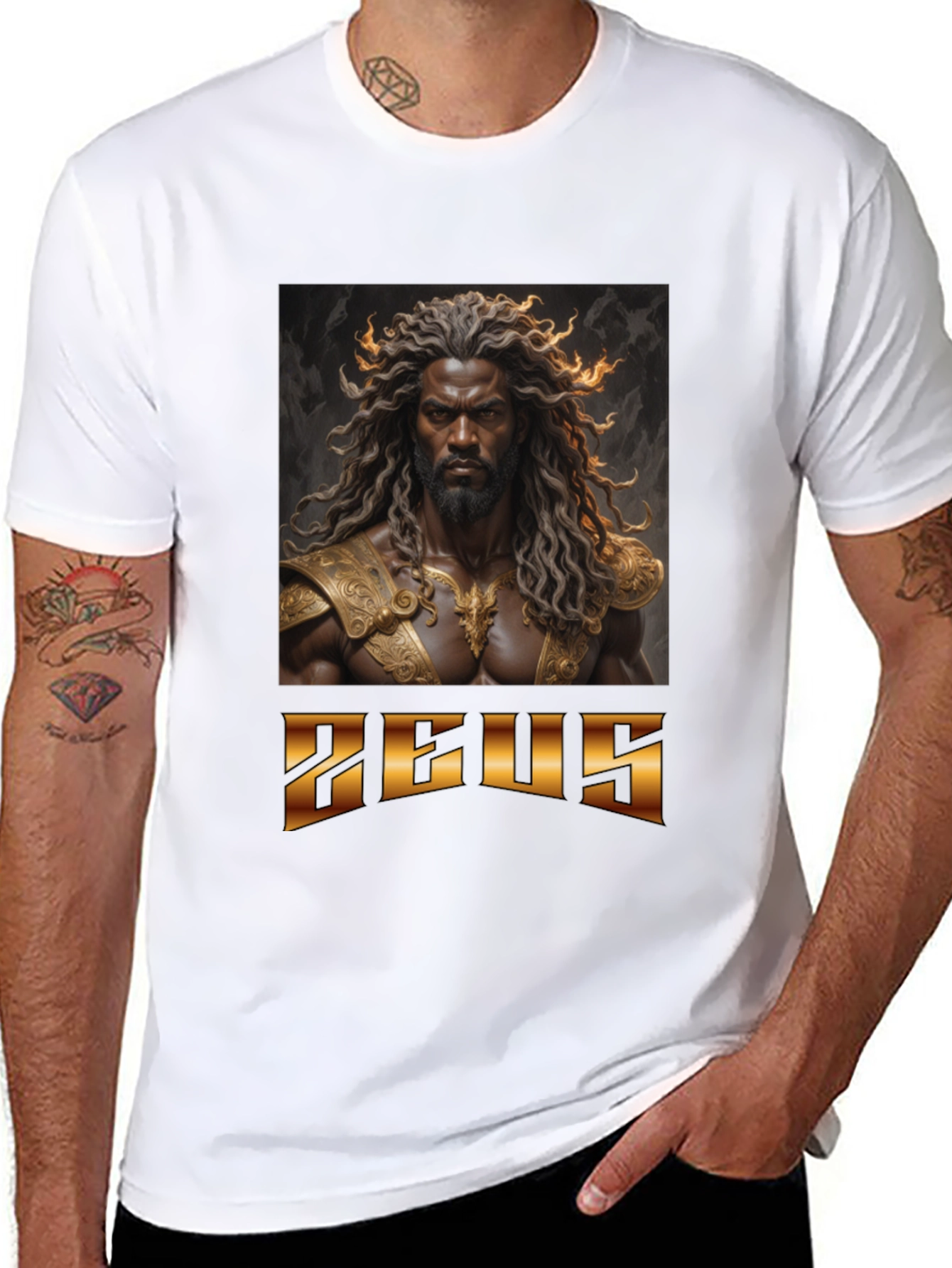 Zeus Graphic T-Shirt - Black