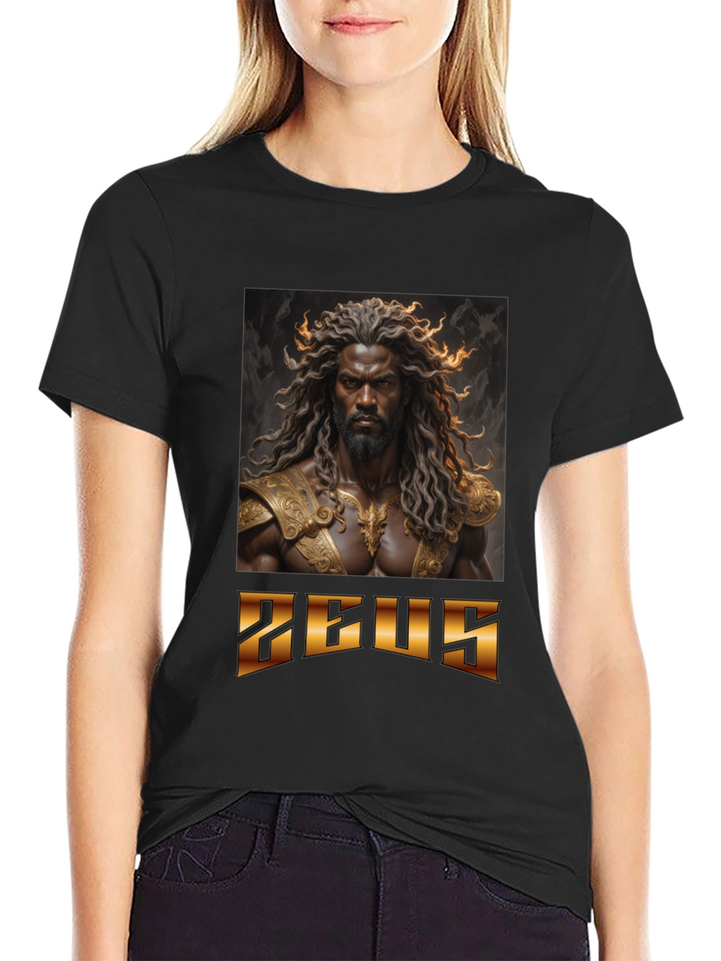 Zeus Graphic T-Shirt - Black