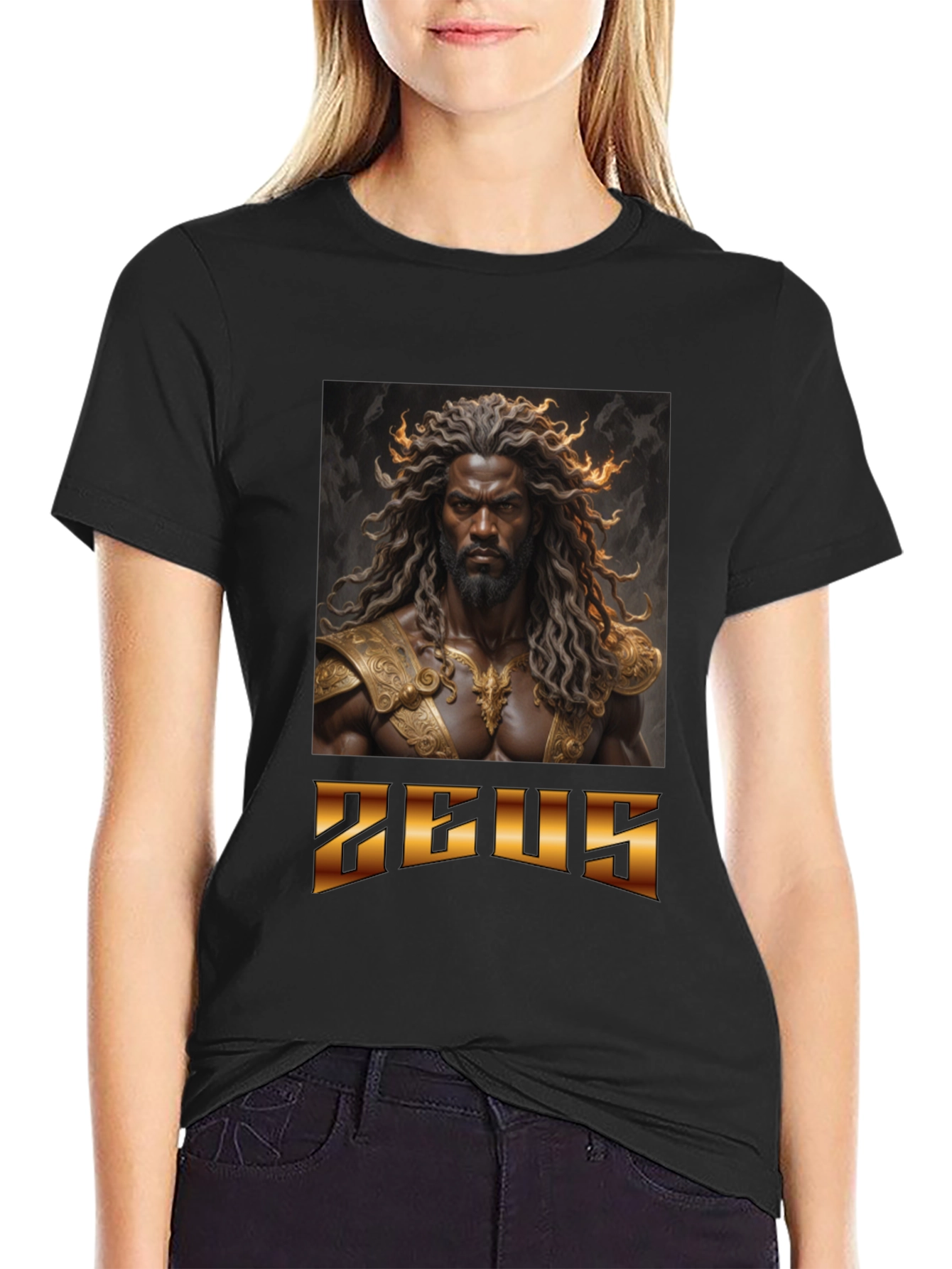 Zeus Graphic T-Shirt - Black