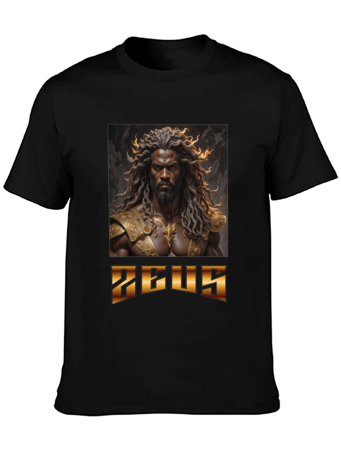 Zeus Graphic T-Shirt - Black