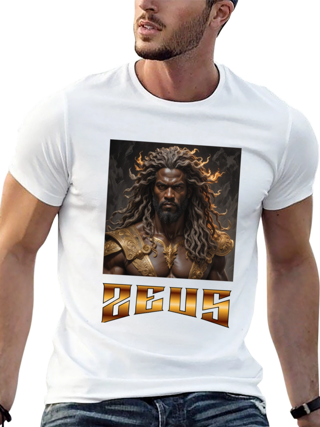 Zeus Graphic T-Shirt - Black