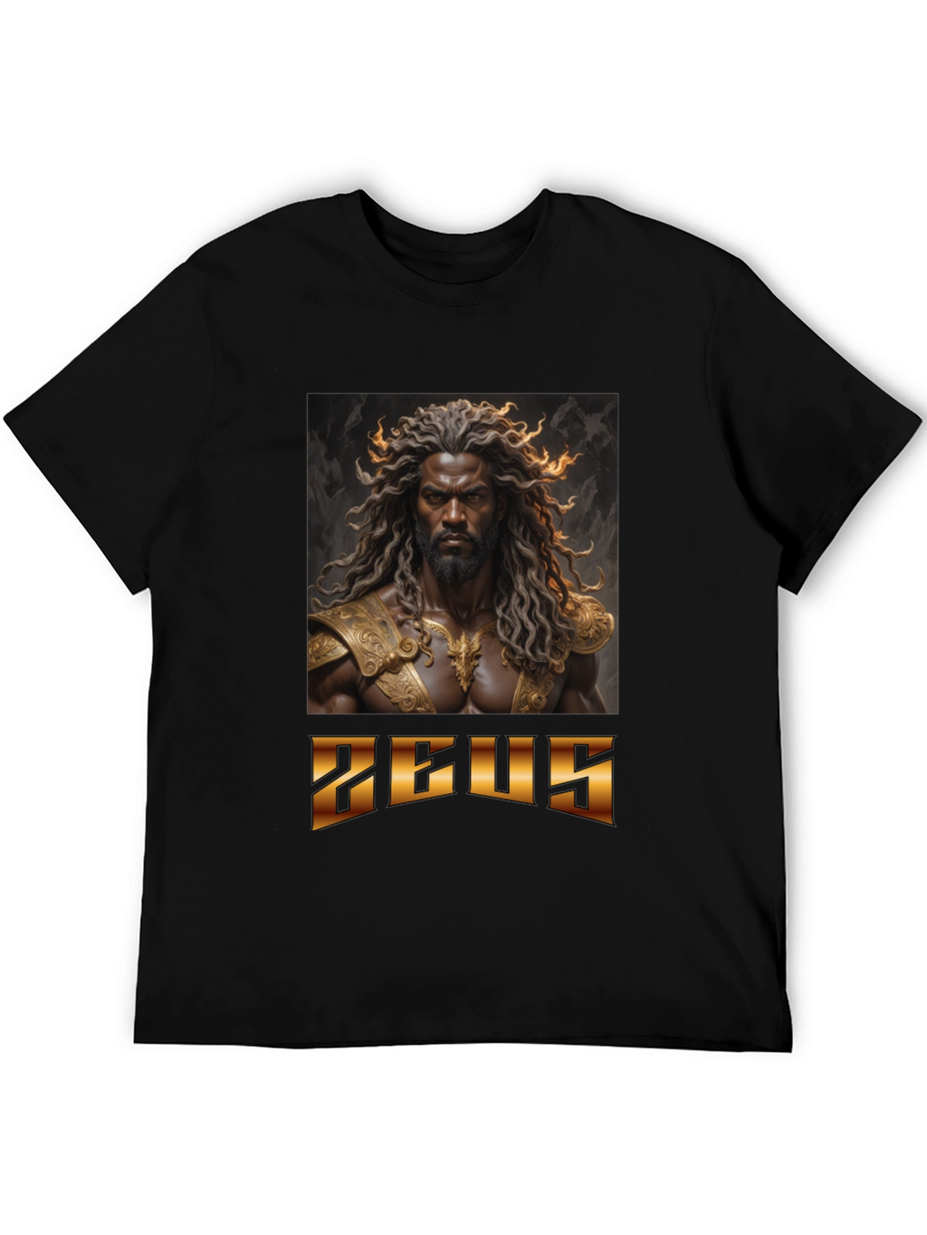 Zeus Graphic T-Shirt - Black