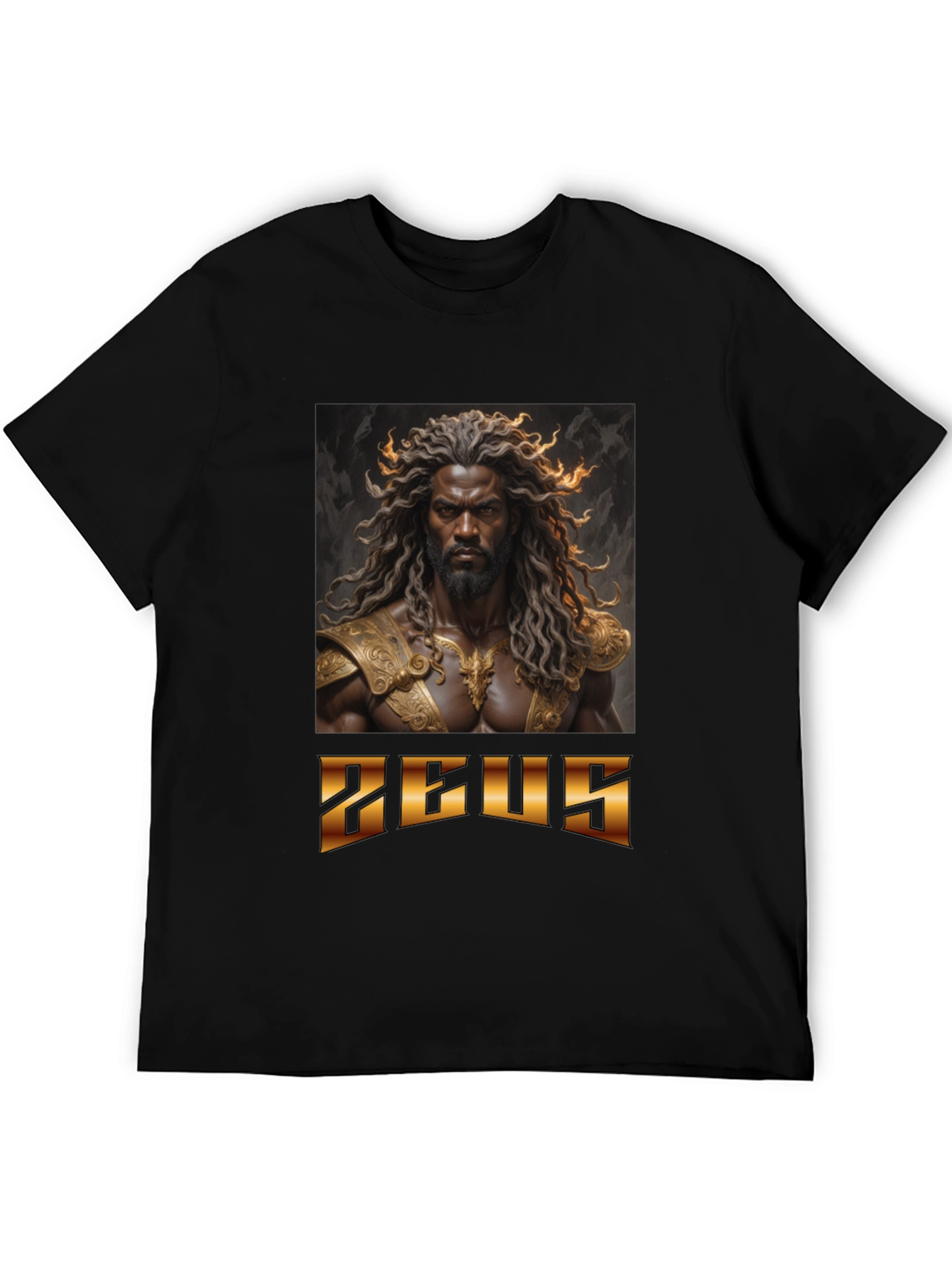 Zeus Graphic T-Shirt - Black