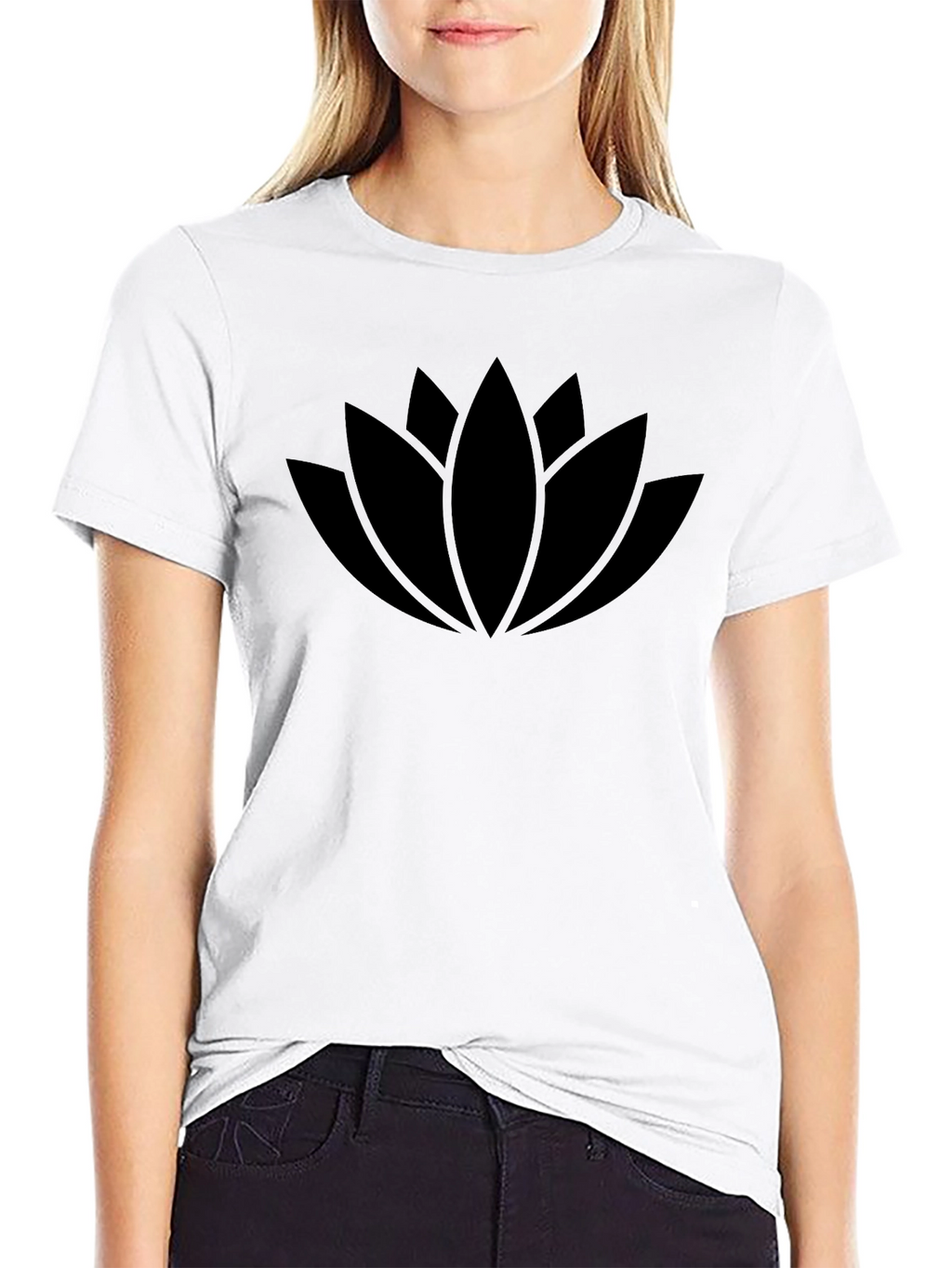 Lotus Flower Graphic Tee - Relaxed Fit