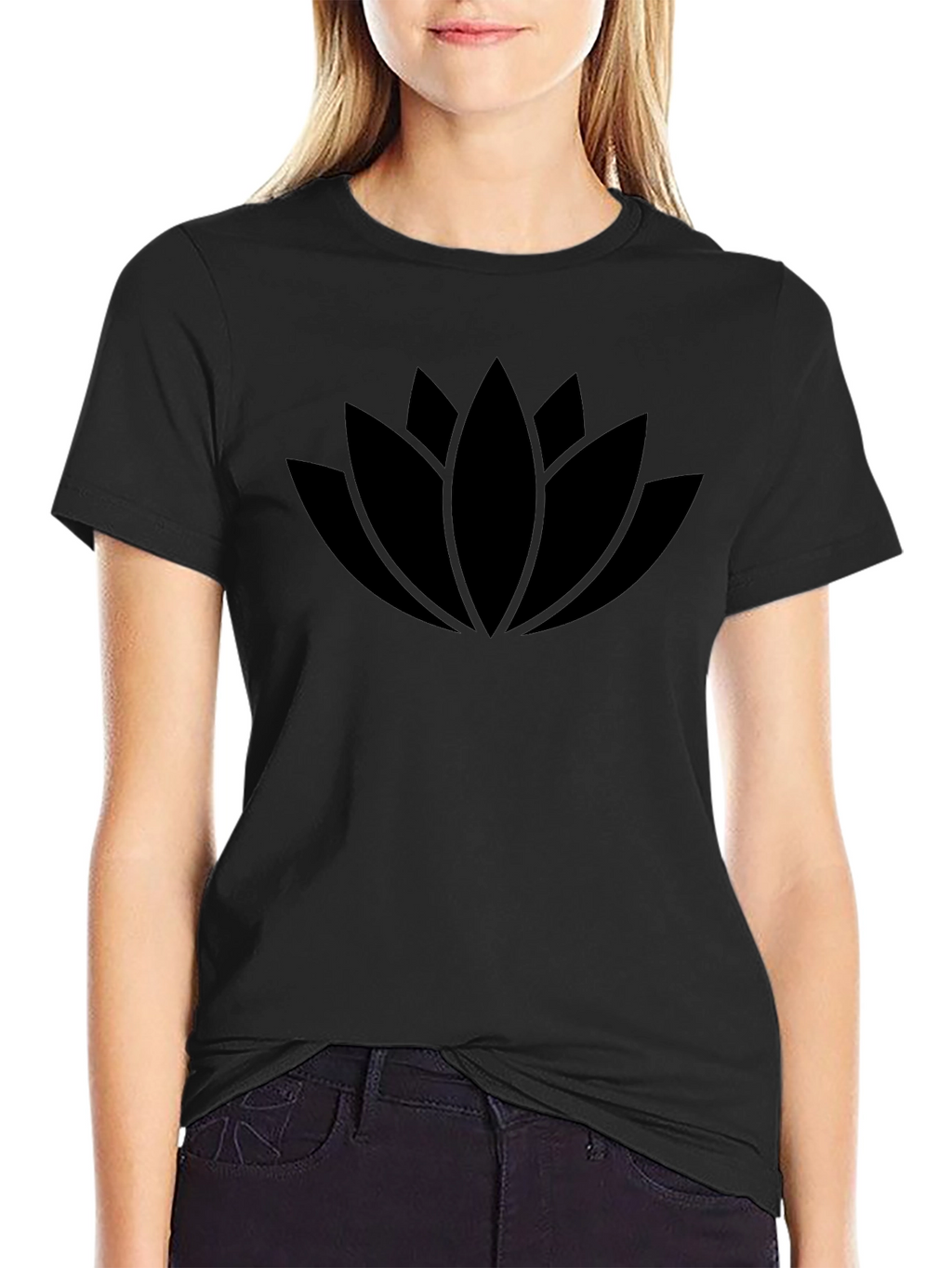 Lotus Flower Graphic Tee - Relaxed Fit