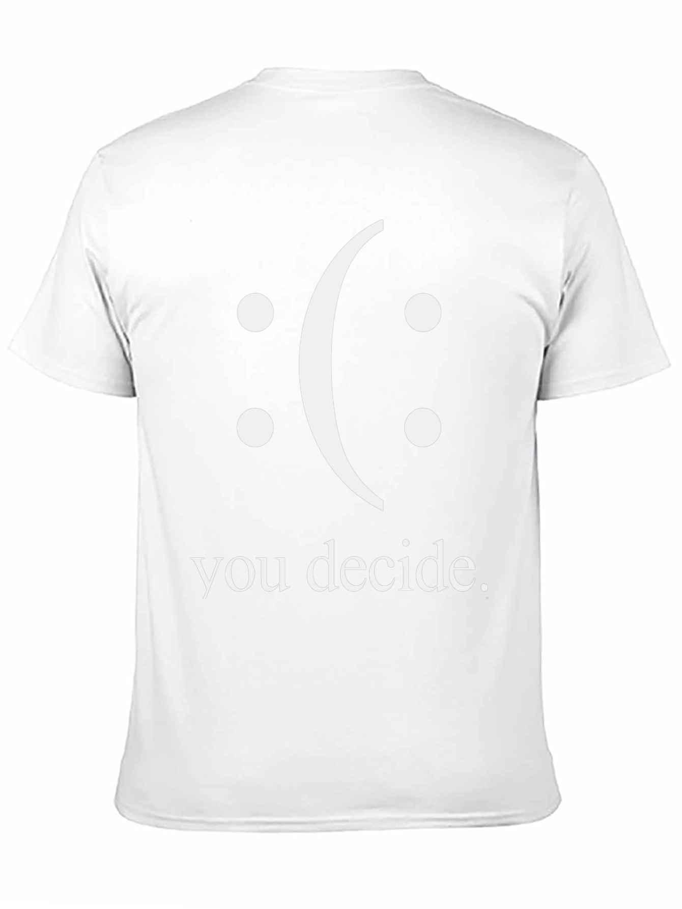 You Decide Graphic Tee - Black Unisex T-Shirt