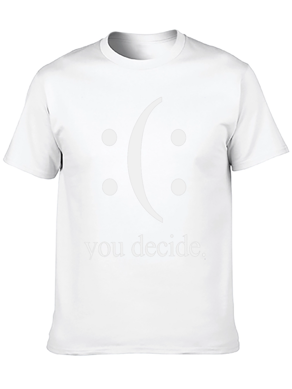 You Decide Graphic Tee - Black Unisex T-Shirt