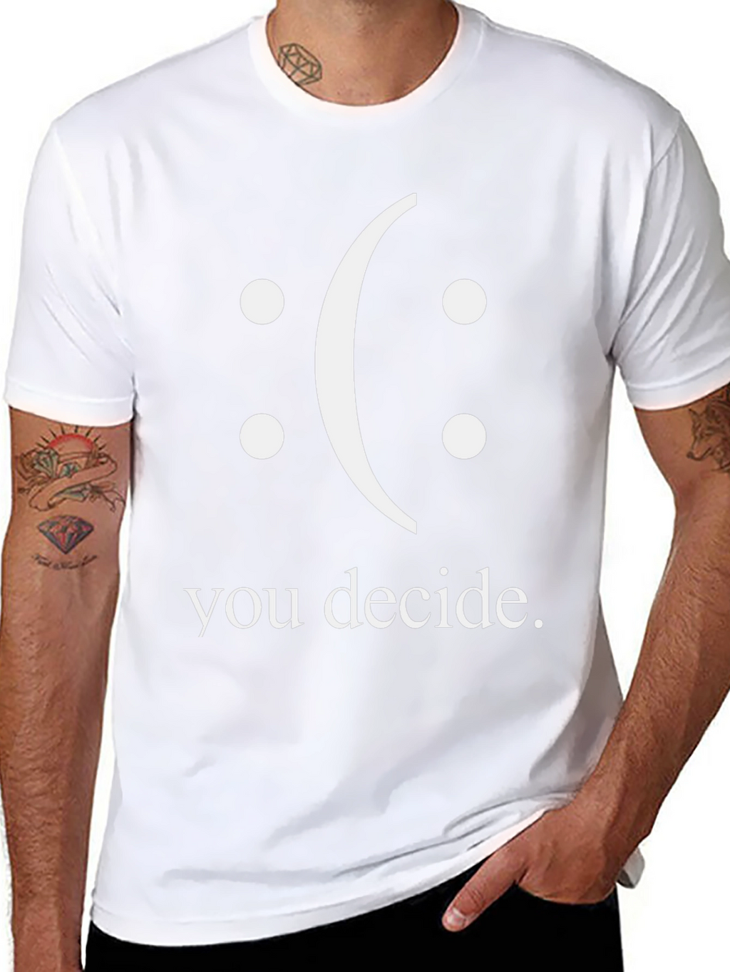 You Decide Graphic Tee - Black Unisex T-Shirt
