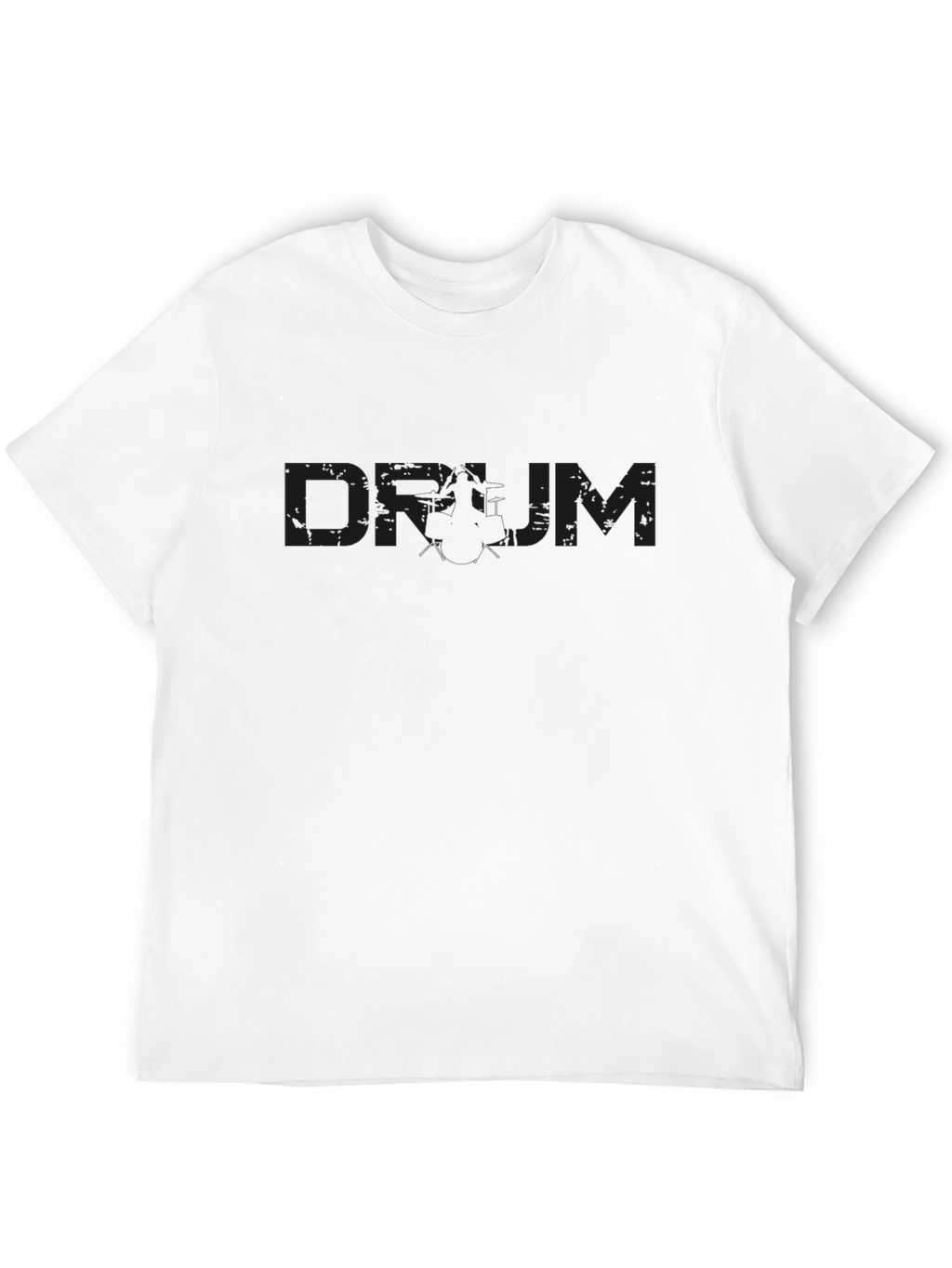 Mens Black DRUM Graphic Tee