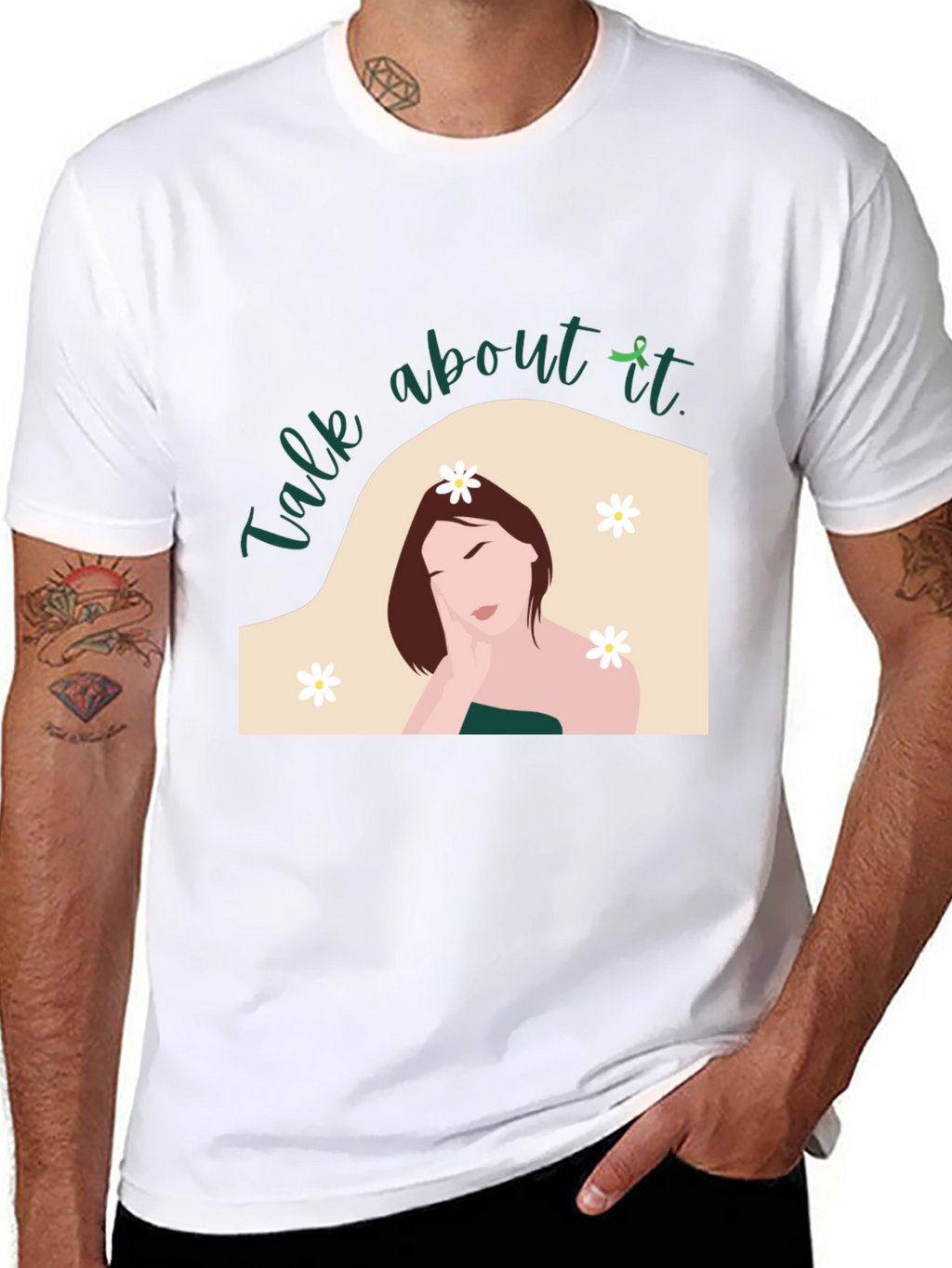 Talk About It T-Shirt - Mental Health Awareness Tee