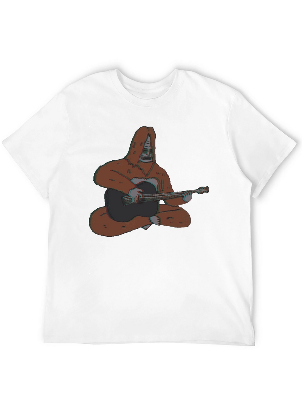 Bigfoot Guitar Player Graphic T-Shirt