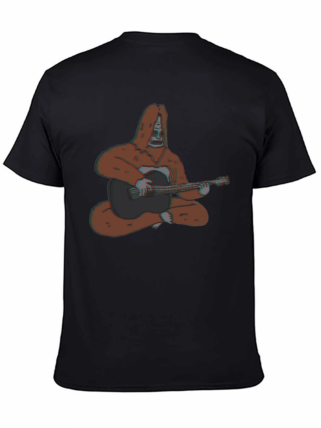 Bigfoot Guitar Player Graphic T-Shirt