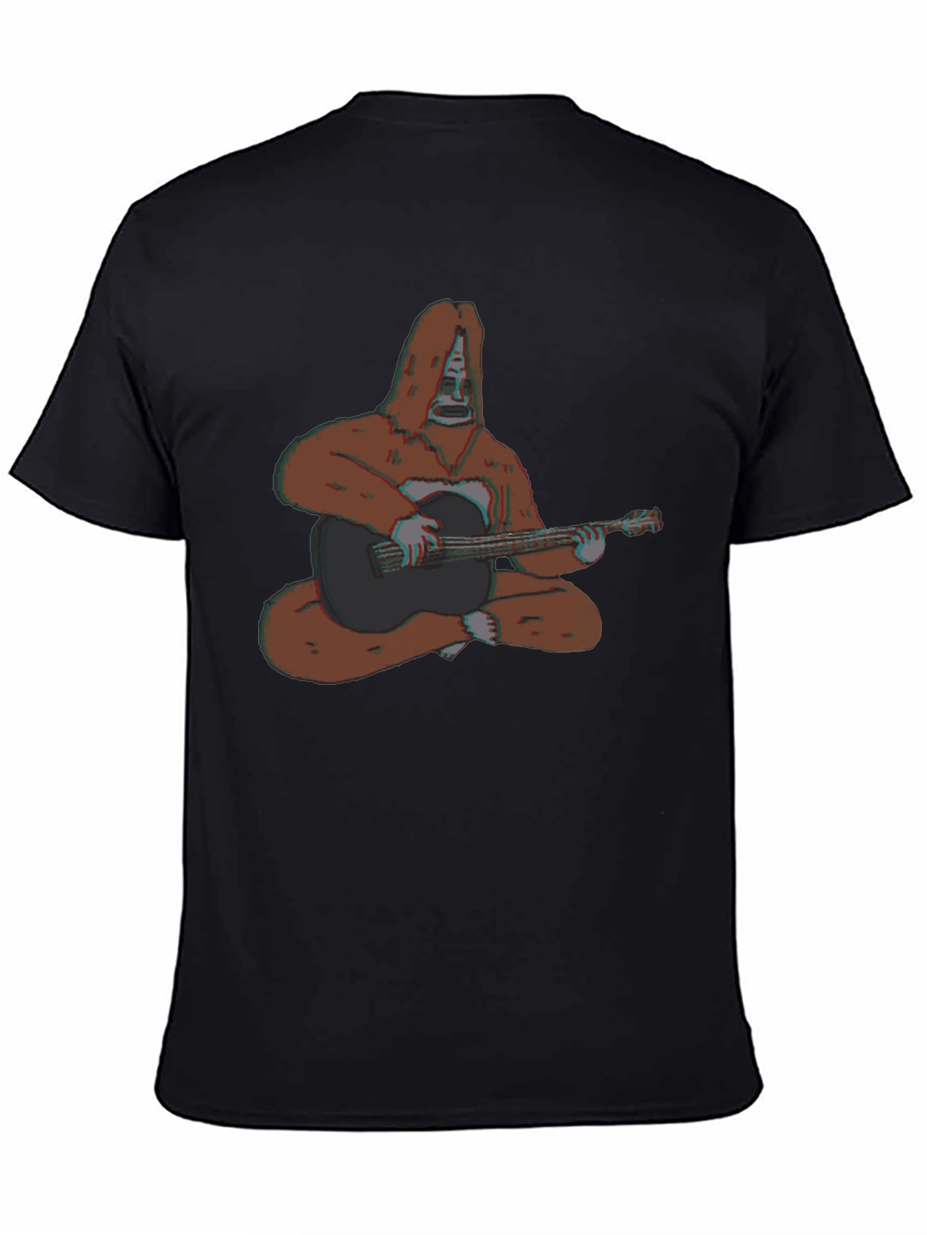 Bigfoot Guitar Player Graphic T-Shirt