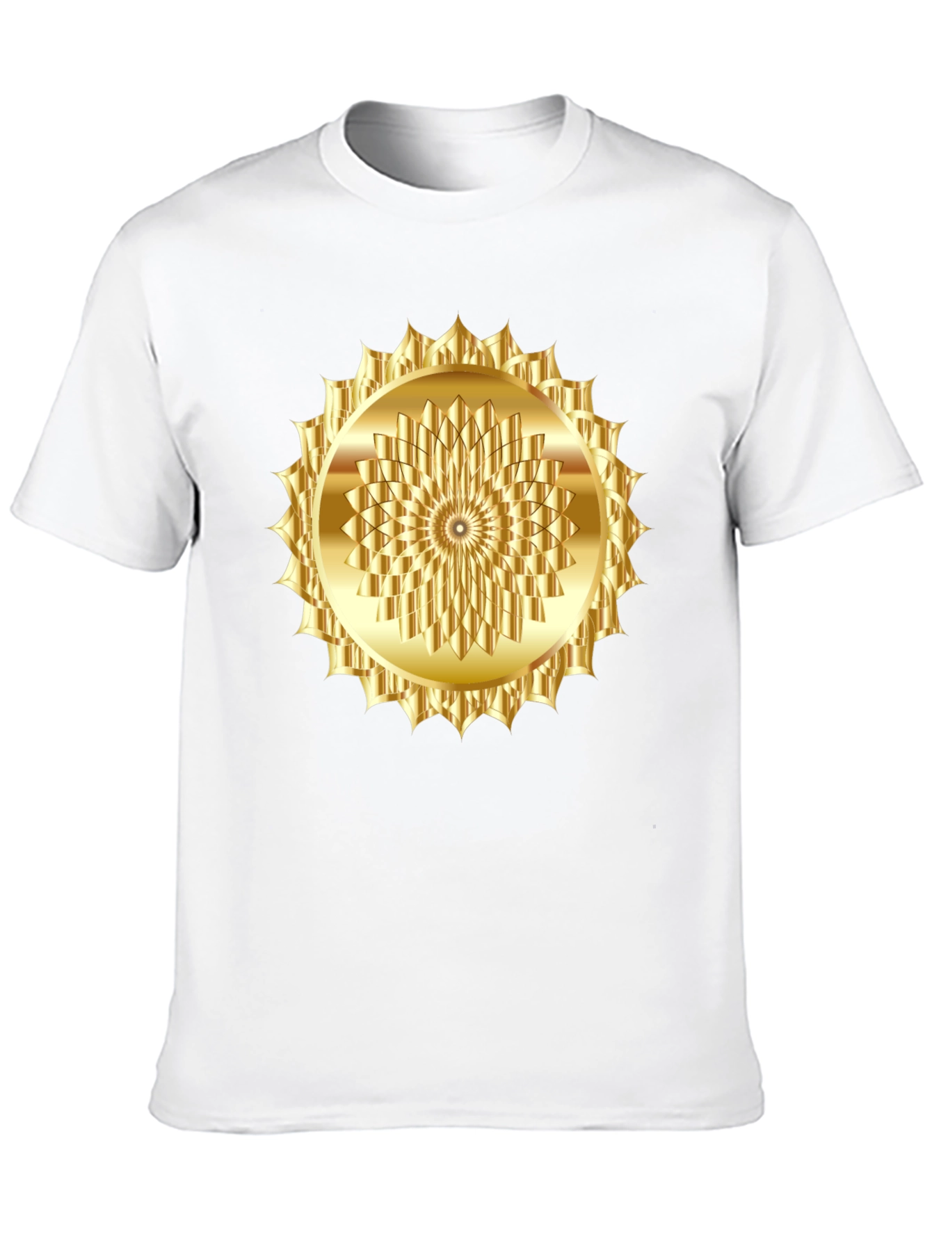 Golden Sunburst Graphic Tee - Modern Fit