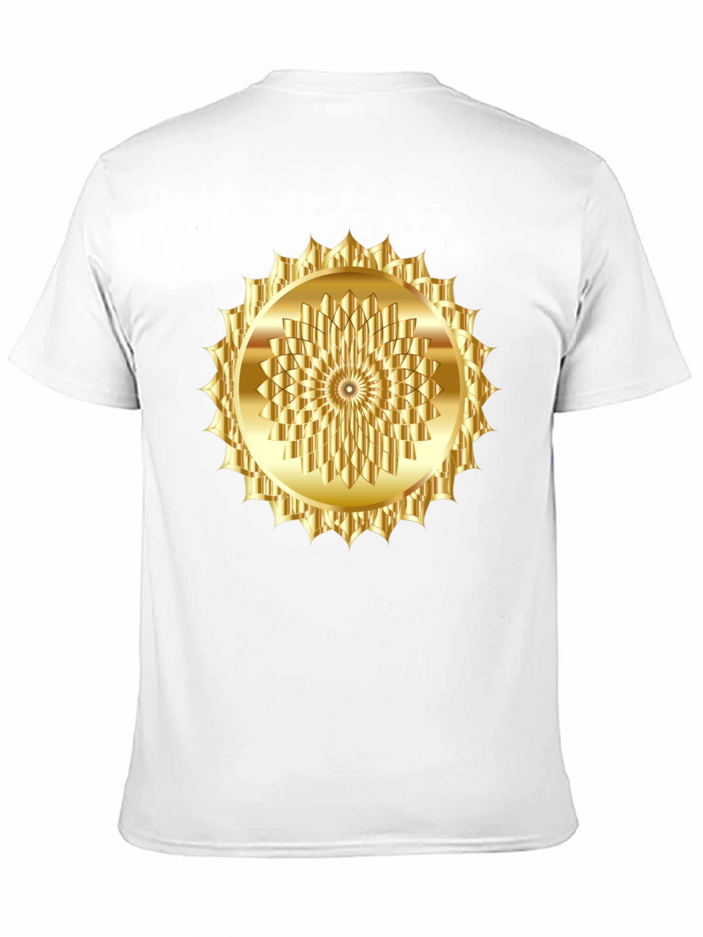 Golden Sunburst Graphic Tee - Modern Fit