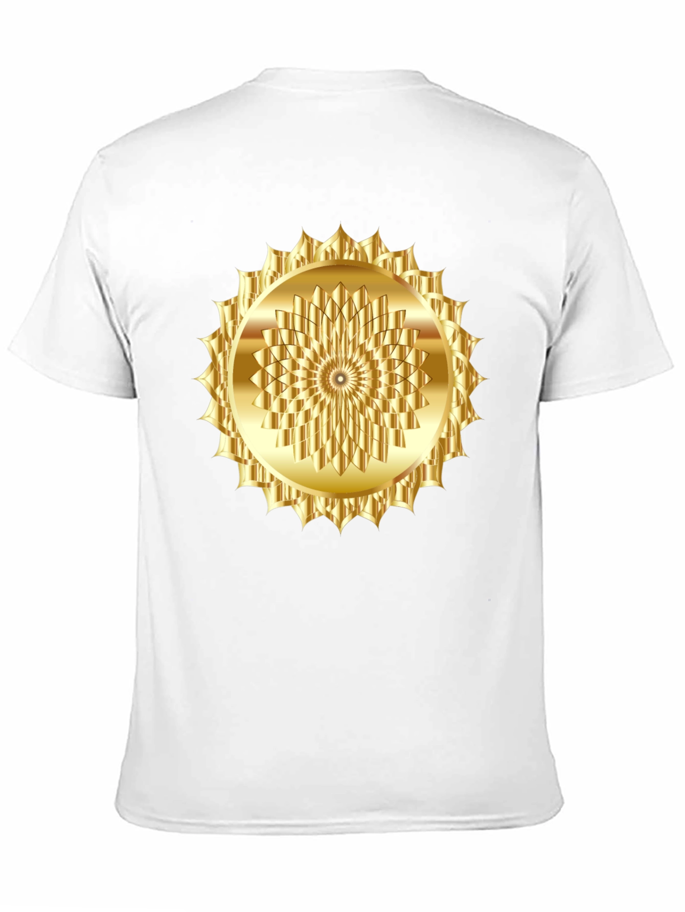 Golden Sunburst Graphic Tee - Modern Fit