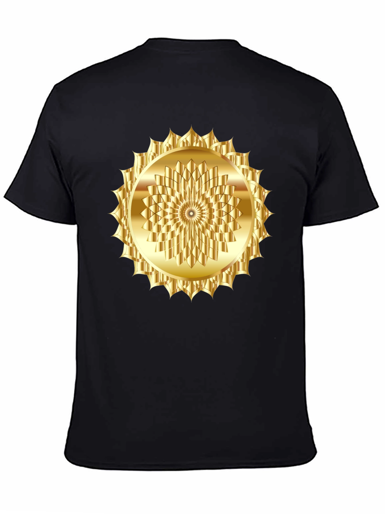 Golden Sunburst Graphic Tee - Modern Fit