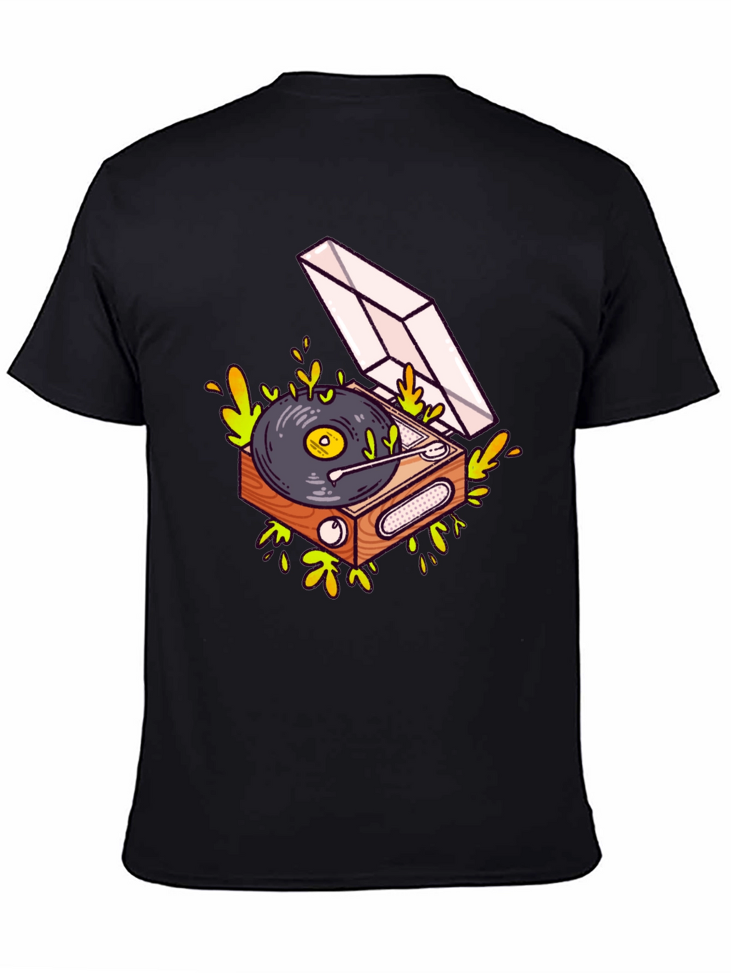 Cool Turntable Graphic Black Tee