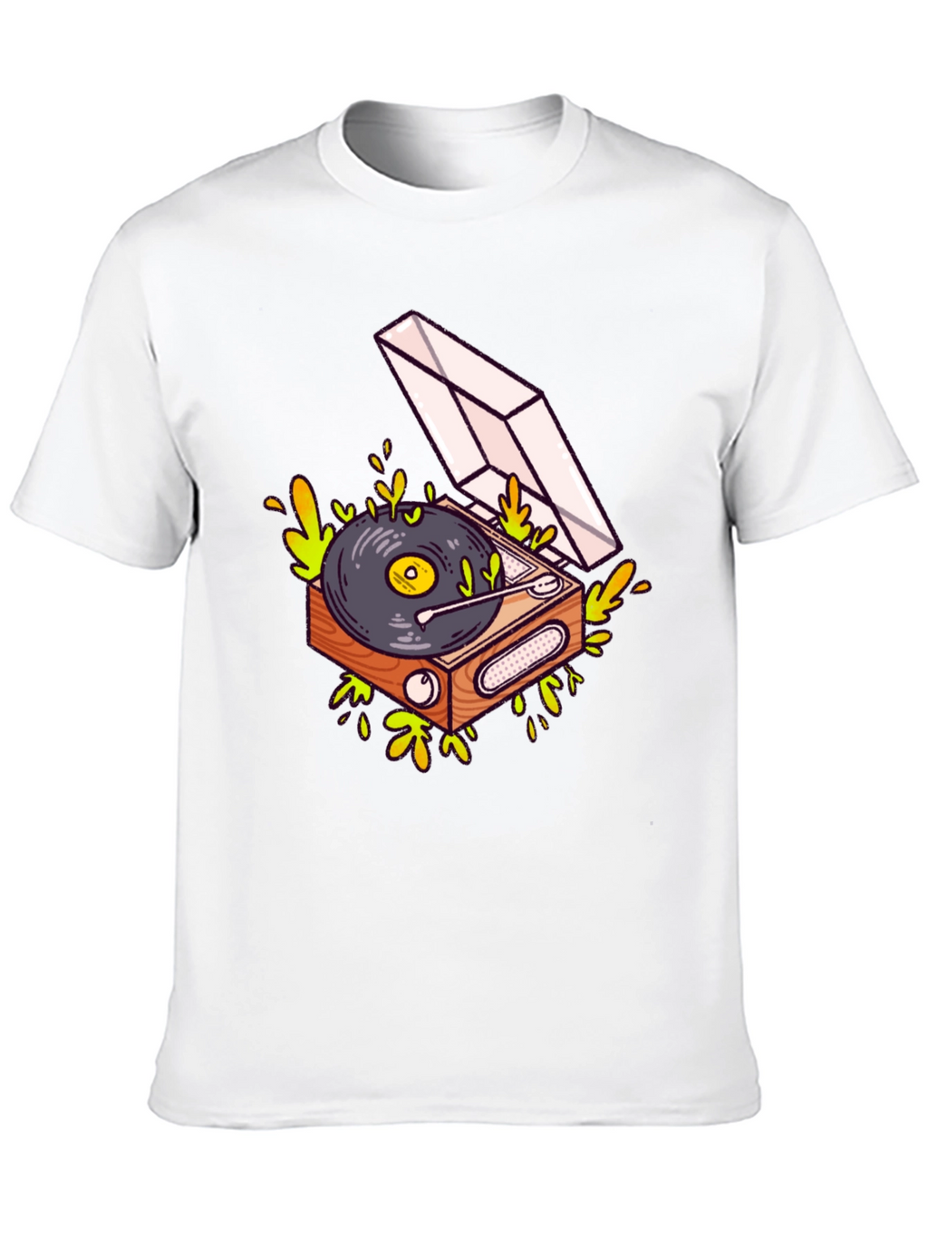 Cool Turntable Graphic Black Tee