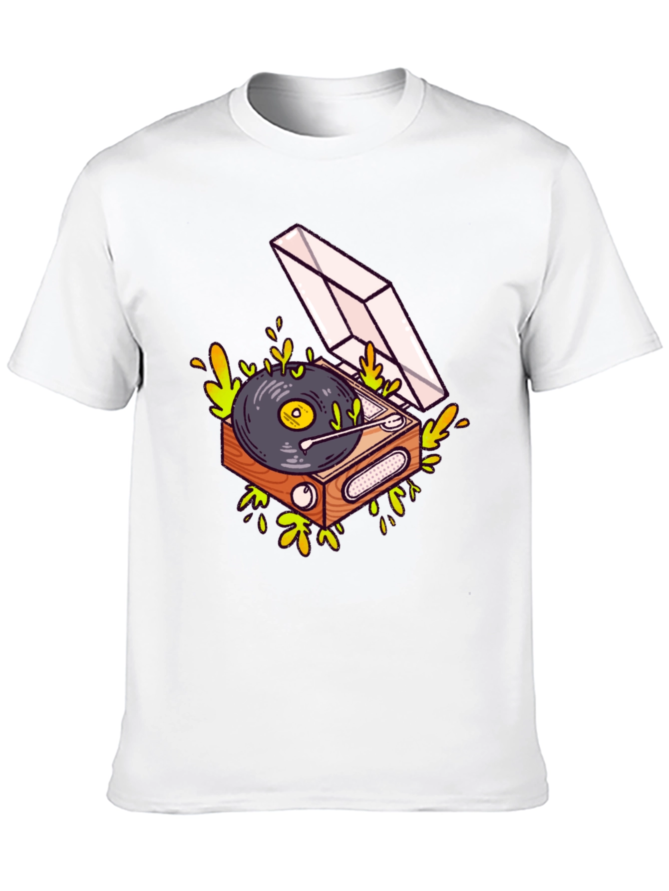 Cool Turntable Graphic Black Tee