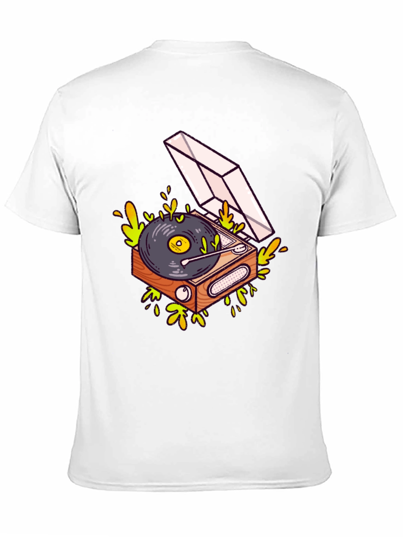 Cool Turntable Graphic Black Tee