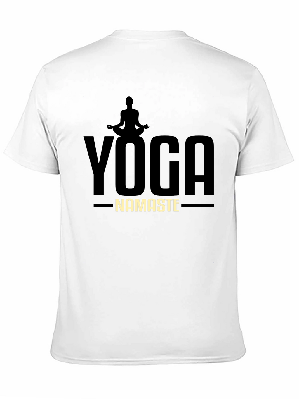 Yoga Namaste Graphic T-Shirt - Mens Black Tee