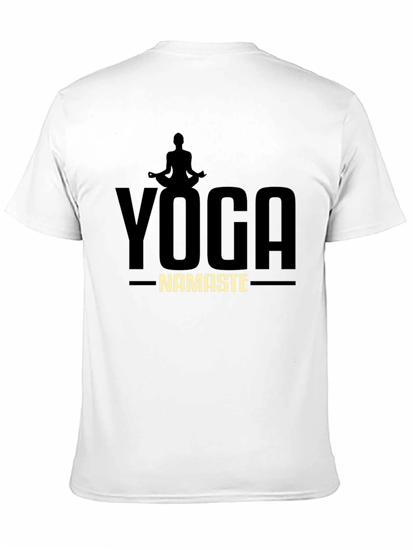 Yoga Namaste Graphic T-Shirt - Mens Black Tee
