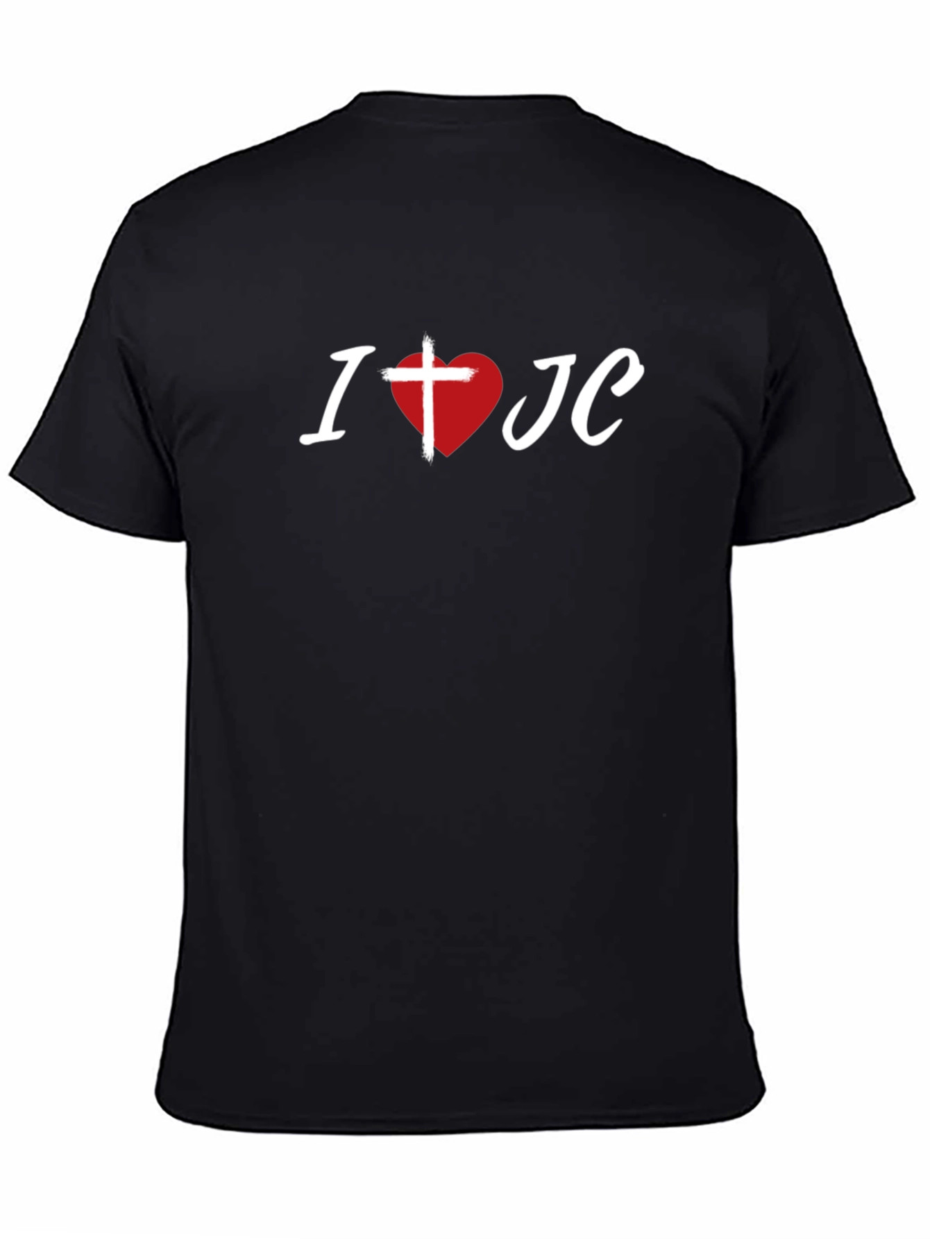 I Heart JC Black Christian T-Shirt
