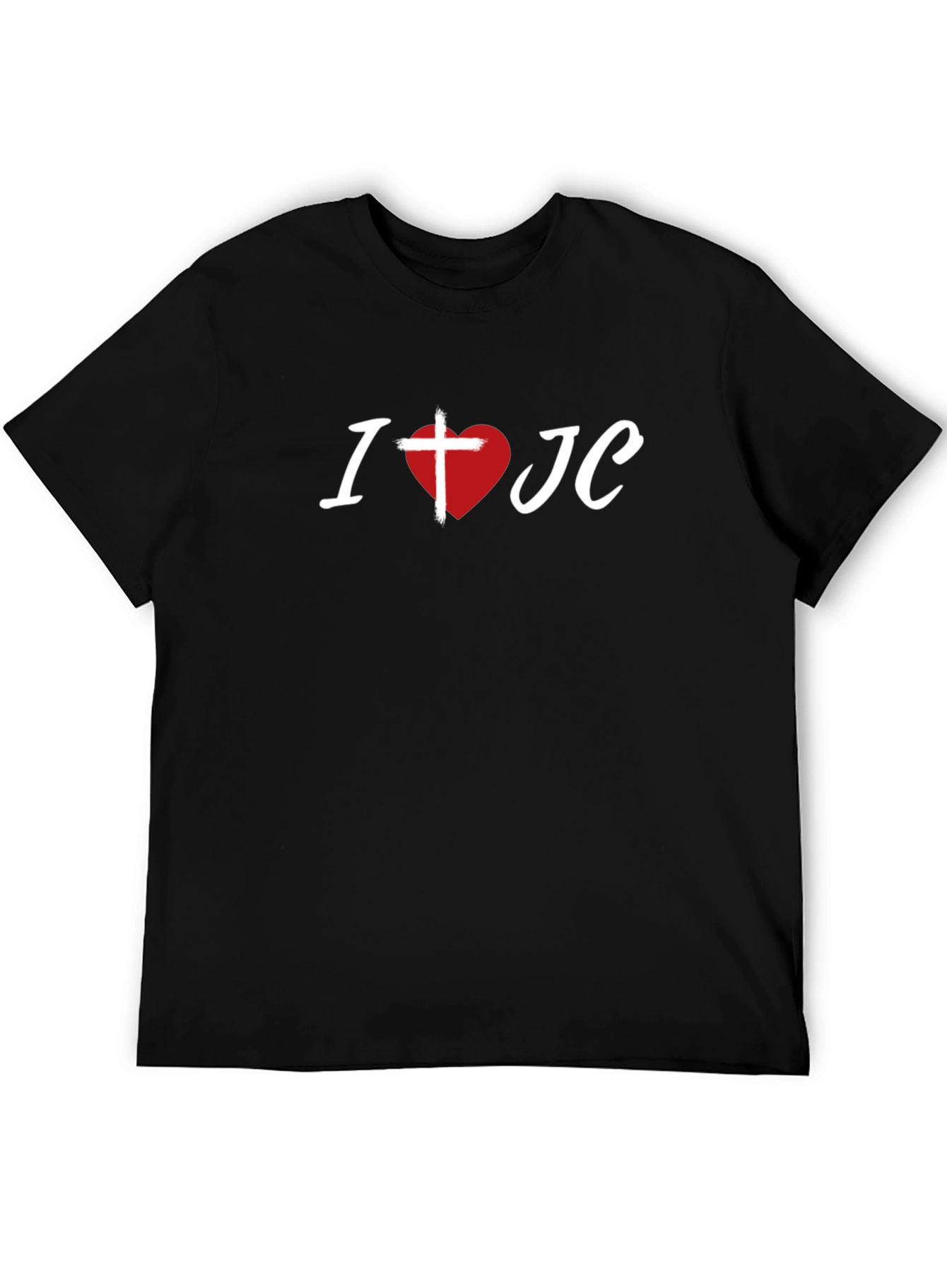 I Heart JC Black Christian T-Shirt