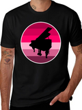 Piano Sunset Graphic Tee