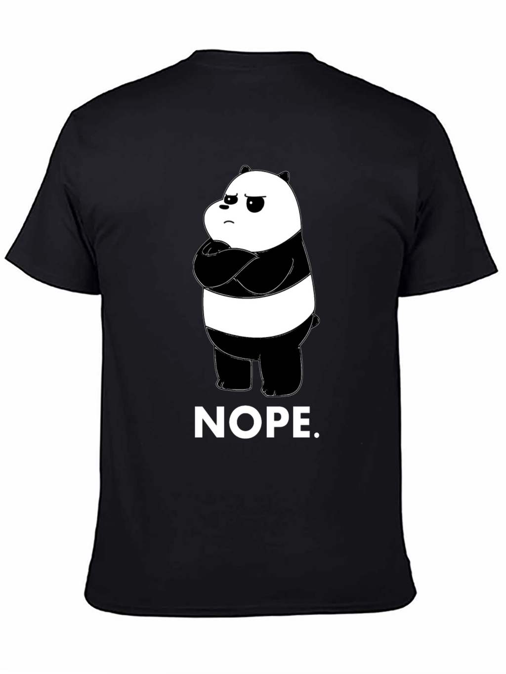 Nope Panda Graphic T-Shirt
