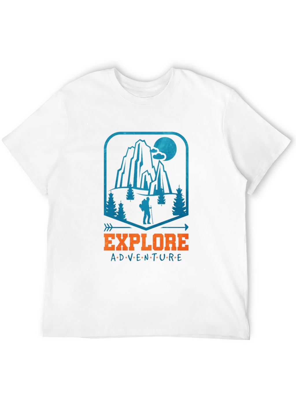Explore Adventure Graphic Tee - Black