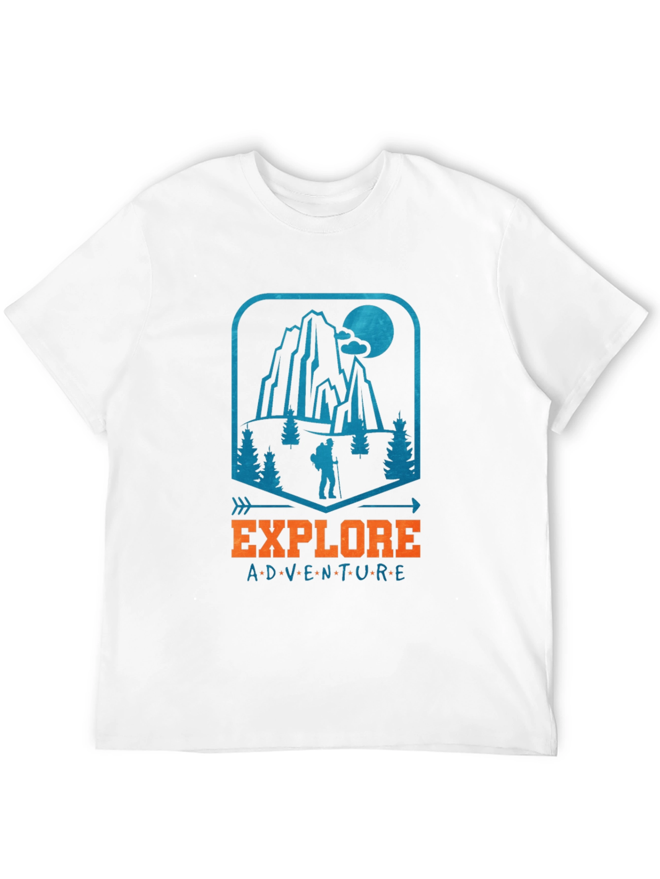 Explore Adventure Graphic Tee - Black