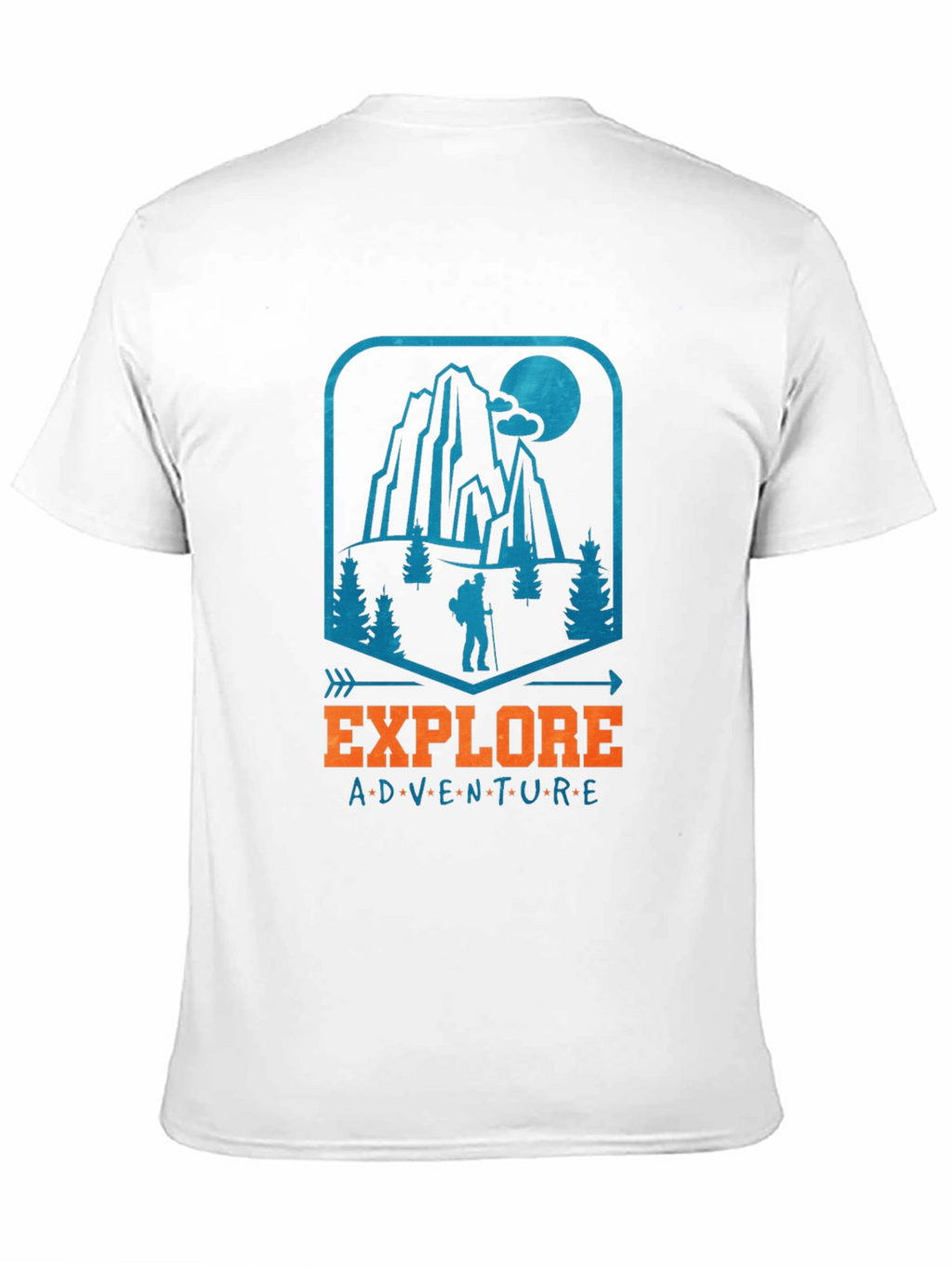 Explore Adventure Graphic Tee - Black