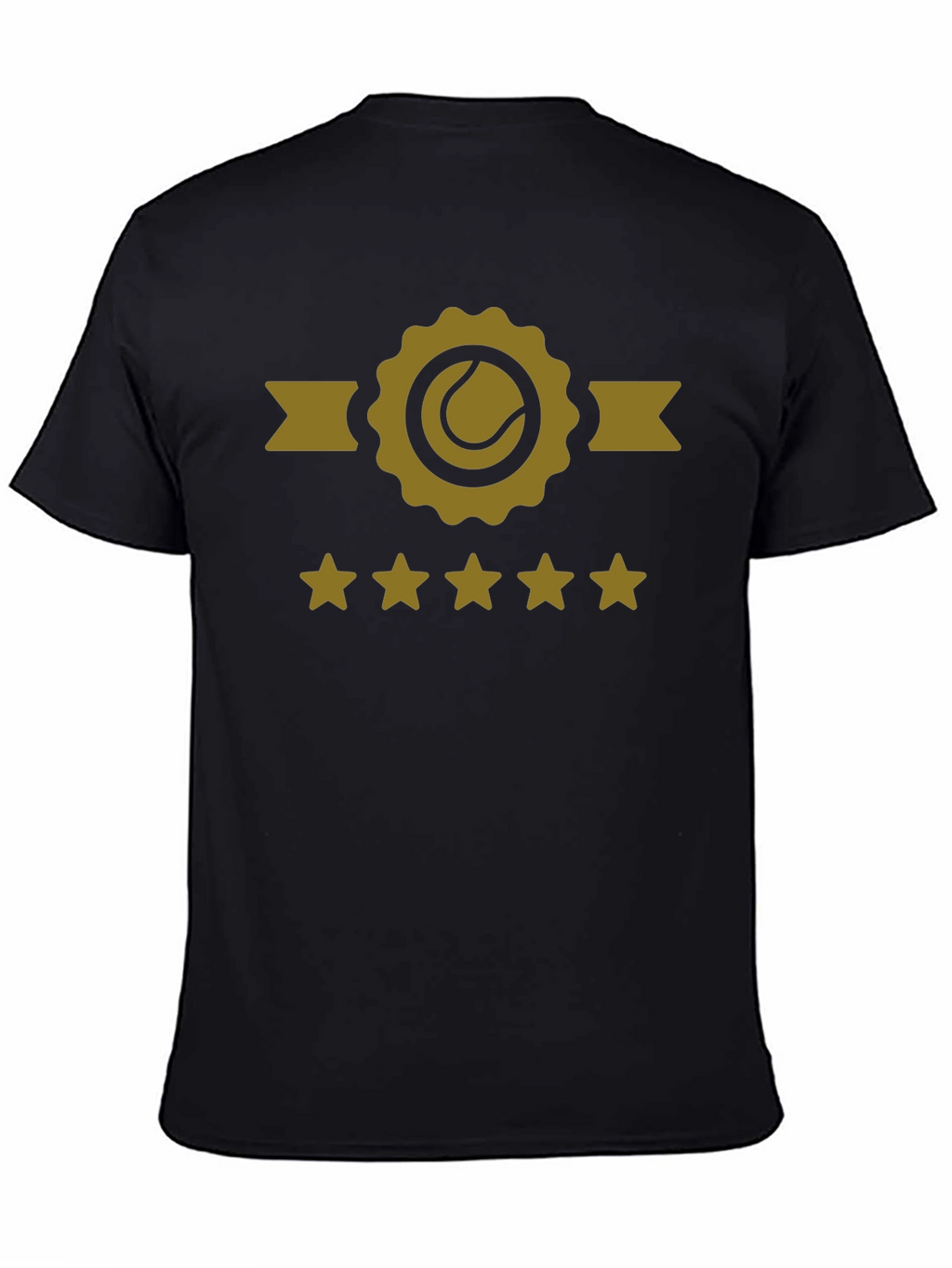 Tennis Star Rating Black T-Shirt