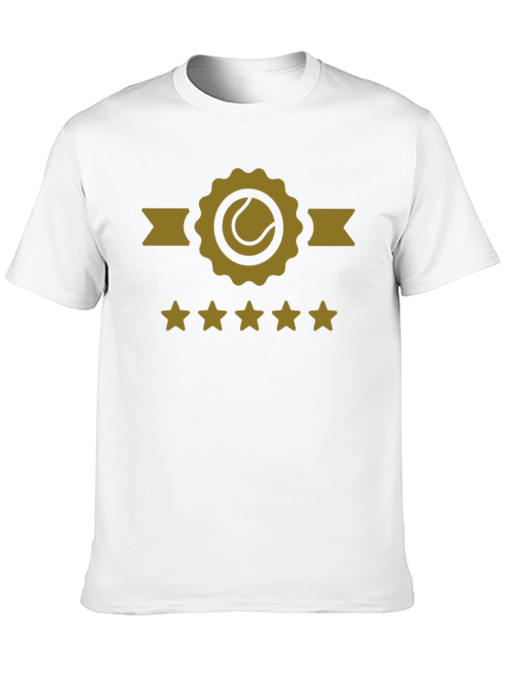 Tennis Star Rating Black T-Shirt