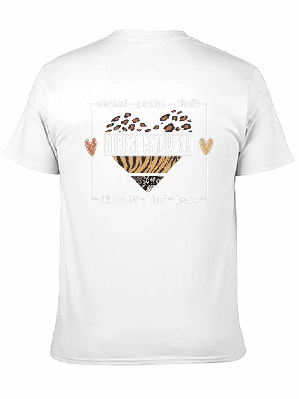 Clinical Instructor Heart Graphic T-Shirt