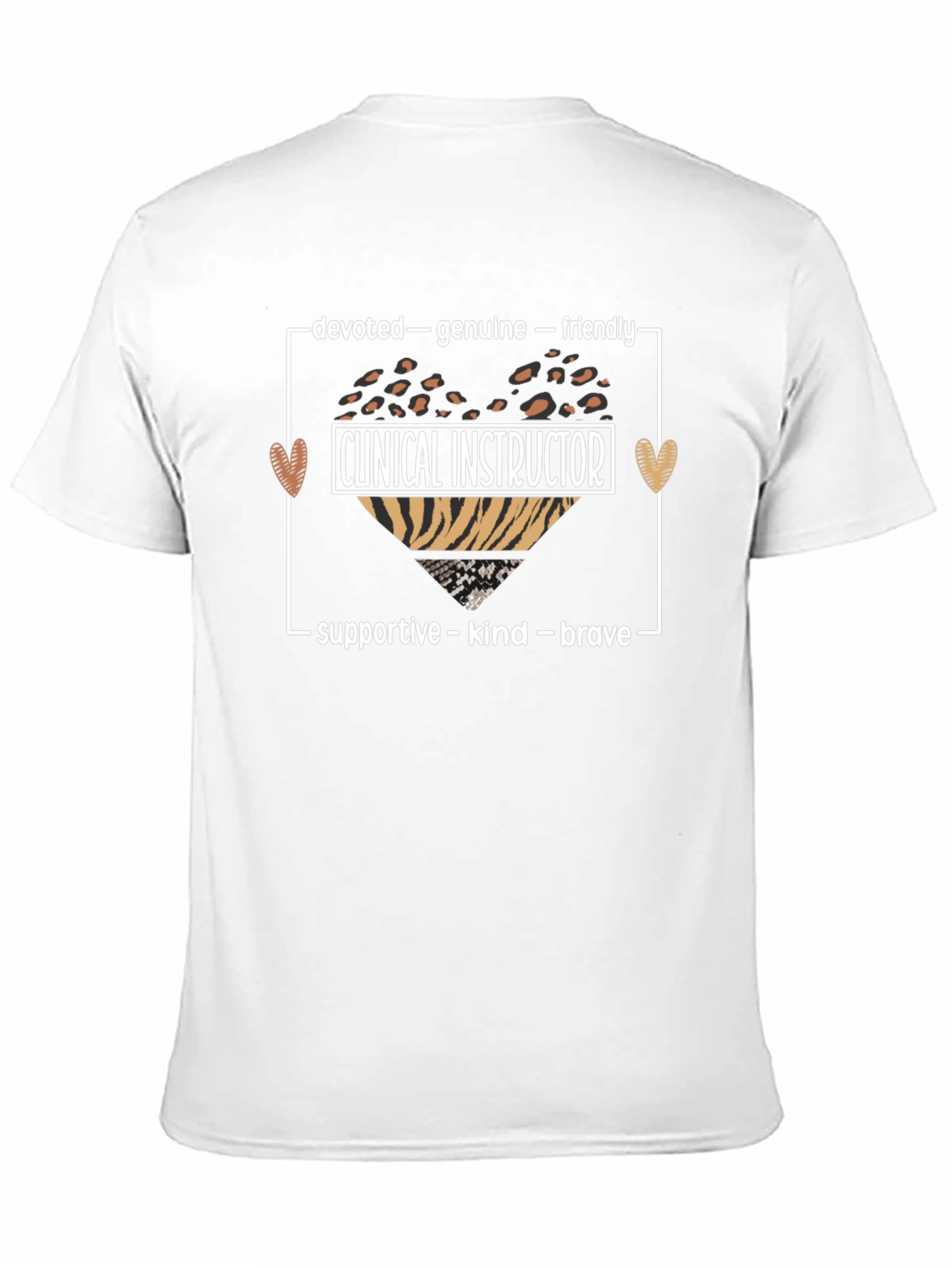 Clinical Instructor Heart Graphic T-Shirt