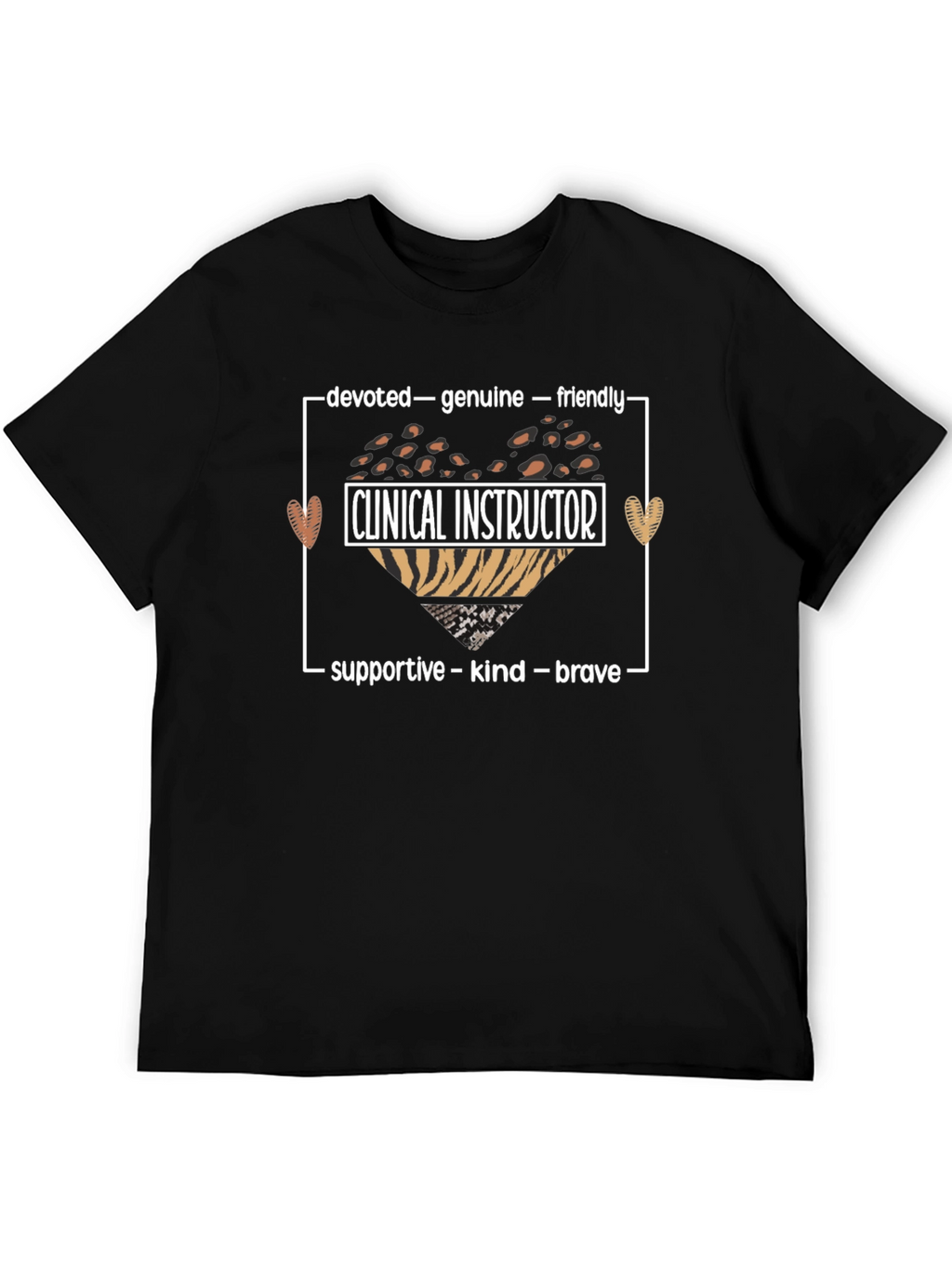 Clinical Instructor Heart Graphic T-Shirt